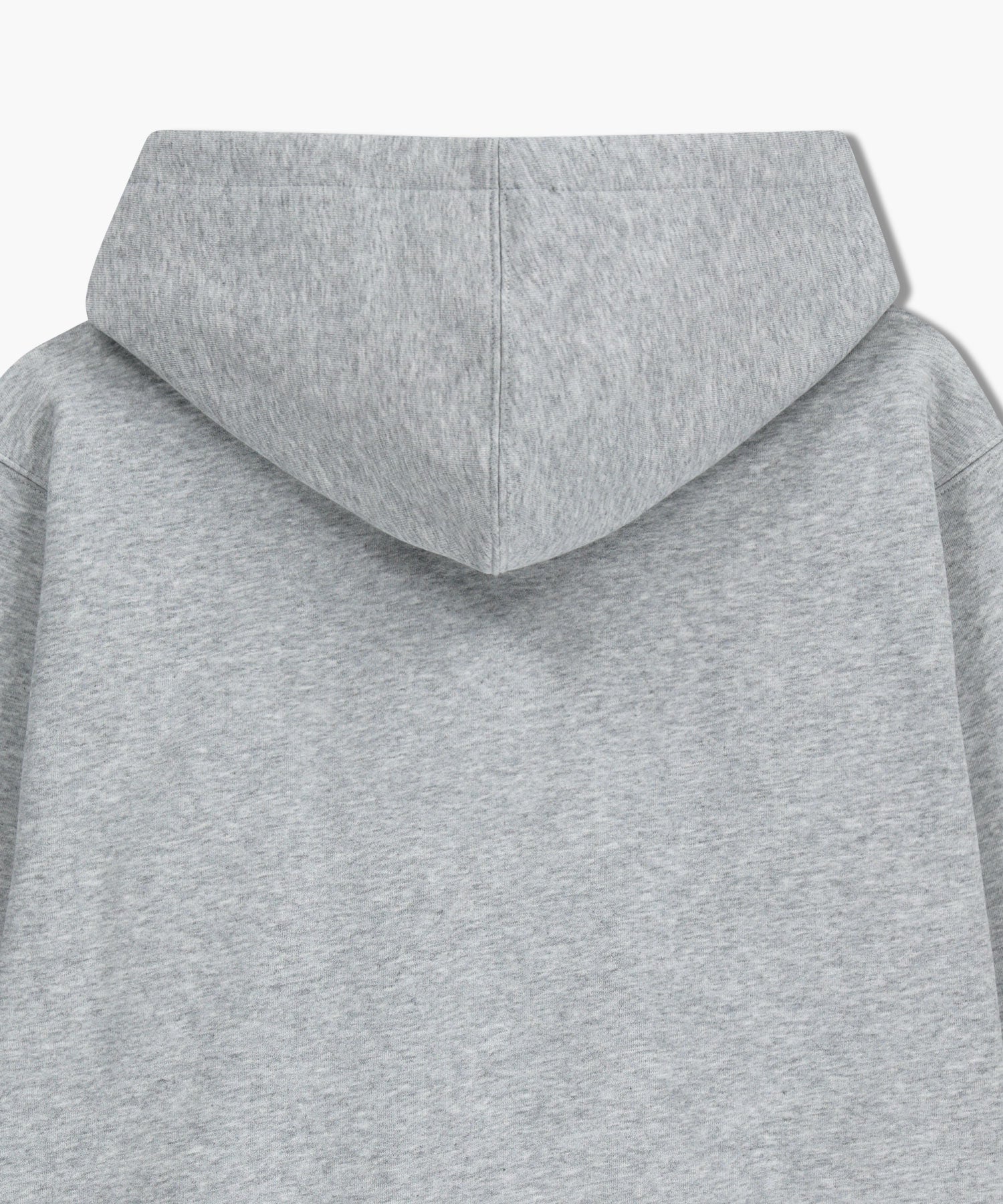 Marithe & Francois Girbaud - Classic Logo Embroidery Hoodie (brushed) (Heather Gray) product image 4 | TRAB K-Fashion Australia