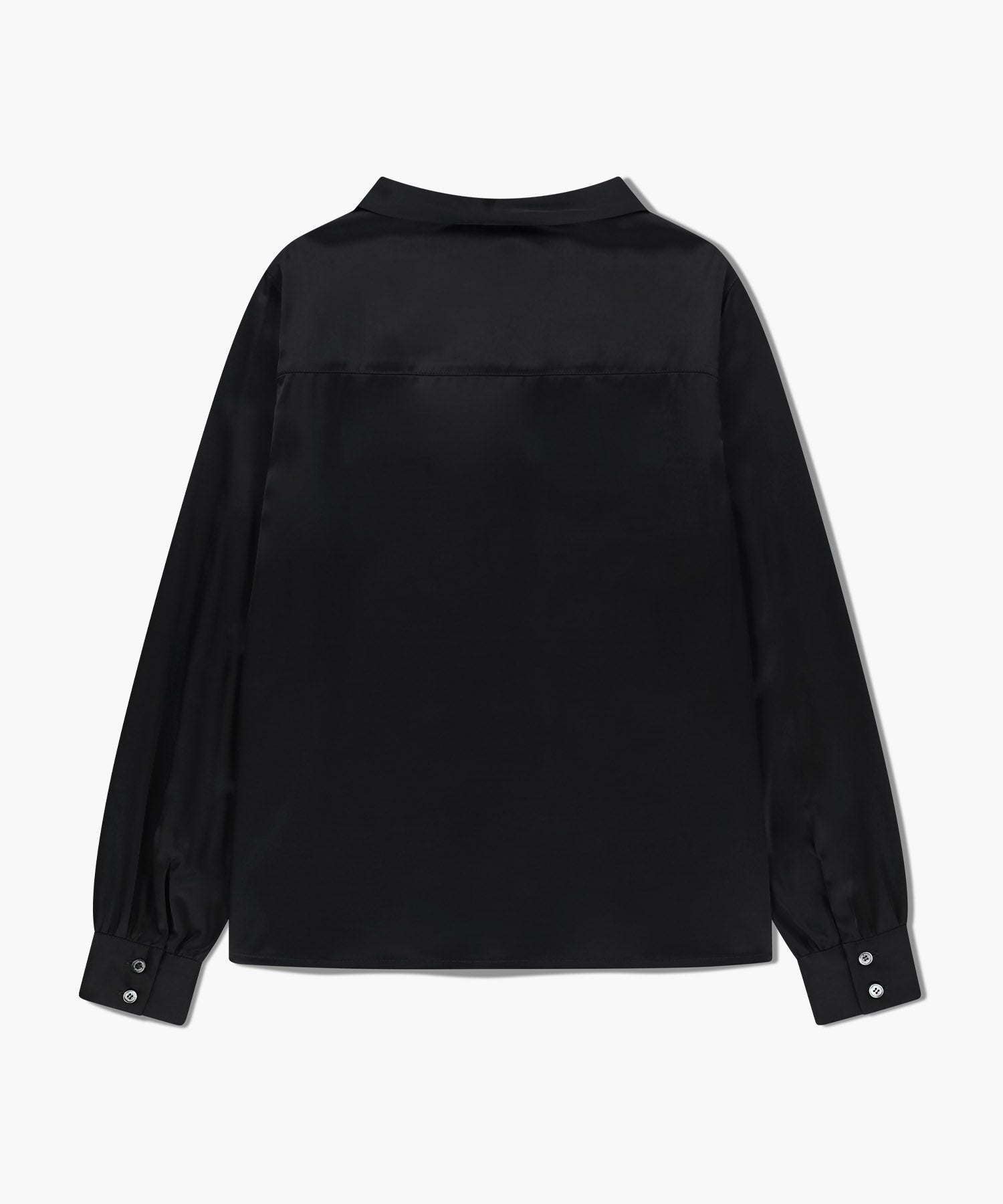 Marithe & Francois Girbaud - V-neck Tie Blouse (Black) product image 9 | TRAB K-Fashion Australia