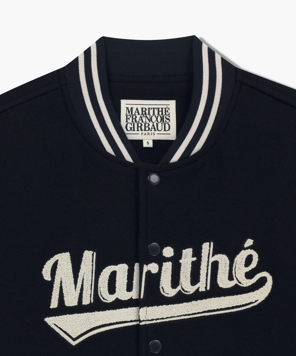 Marithe & Francois Girbaud - Wool Varsity Jacket (Dark Navy) product image 9 | TRAB K-Fashion Australia
