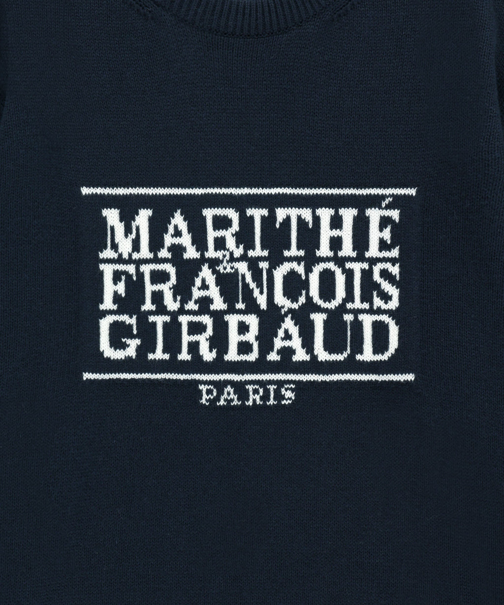 Marithe & Francois Girbaud - Classic Logo Knit Pullover (Navy) product image 9 | TRAB K-Fashion Australia