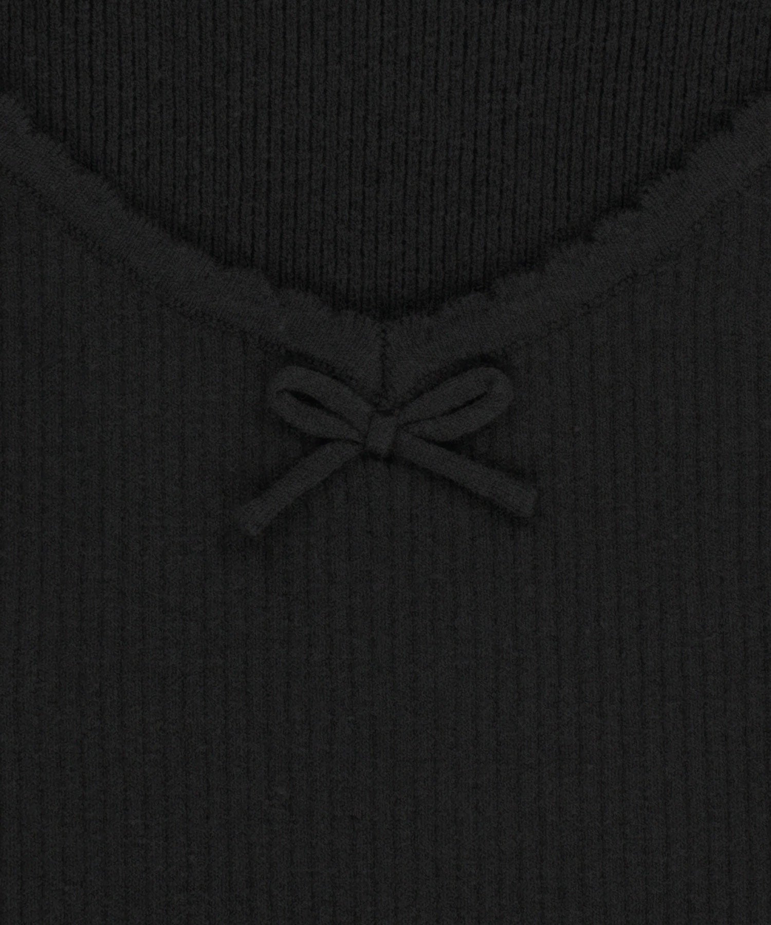 Marithe & Francois Girbaud - Lace Point Knit Vest (Black) product image 9 | TRAB K-Fashion Australia