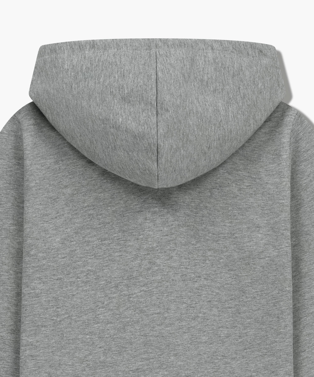 Marithe & Francois Girbaud - Slim Fit Crop Hoodie Zipup (Heather Gray) product image 9 | TRAB K-Fashion Australia