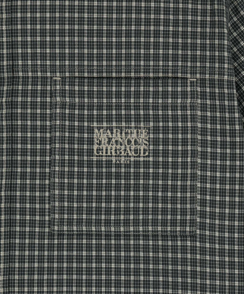 Marithe & Francois Girbaud - Check Half Sleeve Shirt (Dark Navy) product image 9 | TRAB K-Fashion Australia