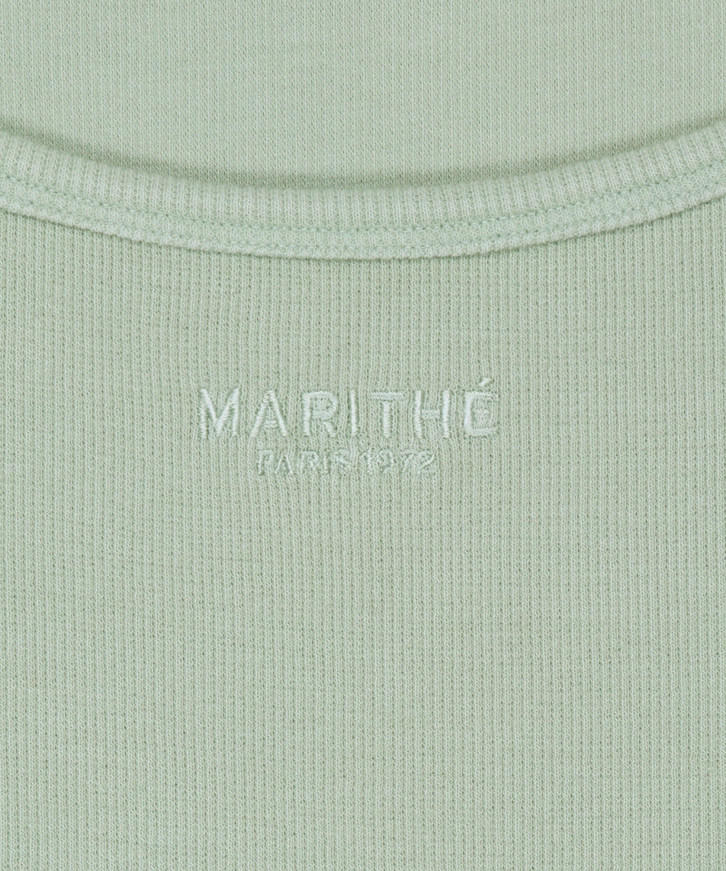 Marithe & Francois Girbaud - Regular Logo Sleeveless (Mint) product image 9 | TRAB K-Fashion Australia