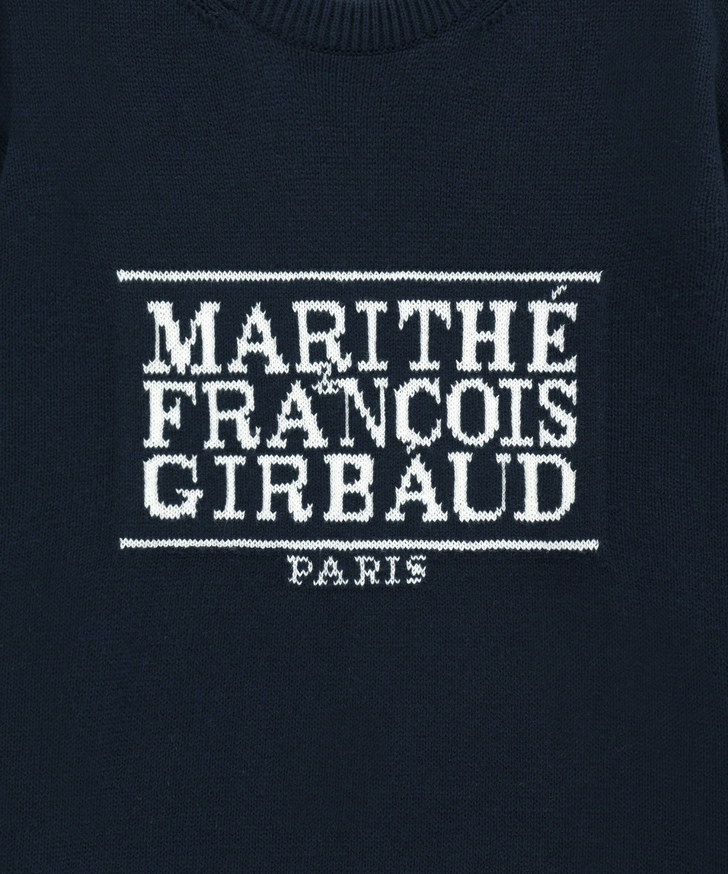 Marithe & Francois Girbaud - Classic Logo Knit Pullover (Navy) product image 9 | TRAB K-Fashion Australia