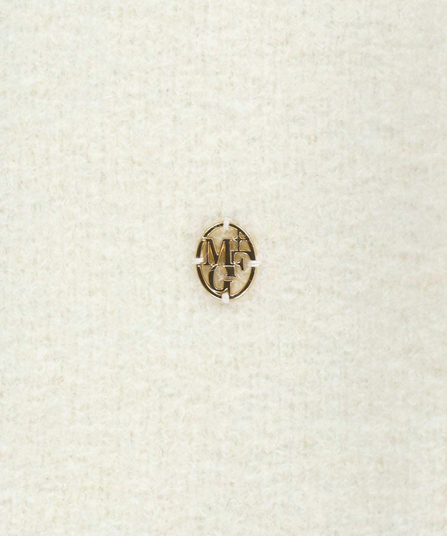 Marithe & Francois Girbaud - Boucle Knit Round Neck Cardigan (Ivory) product image 9 | TRAB K-Fashion Australia