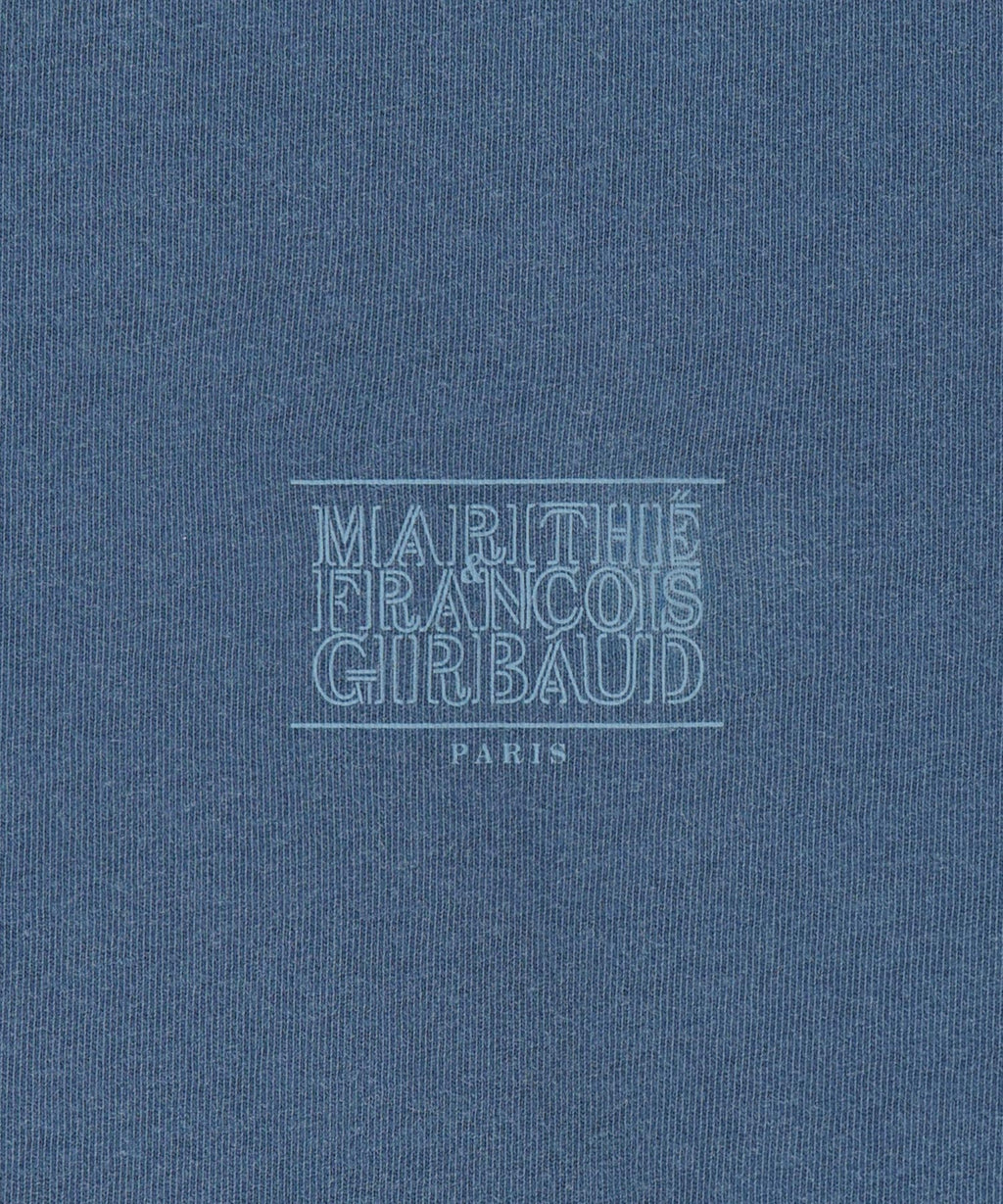 Marithe & Francois Girbaud - Outline Classic Logo Dyeing Oversized Tee (Light Blue) product image 9 | TRAB K-Fashion Australia