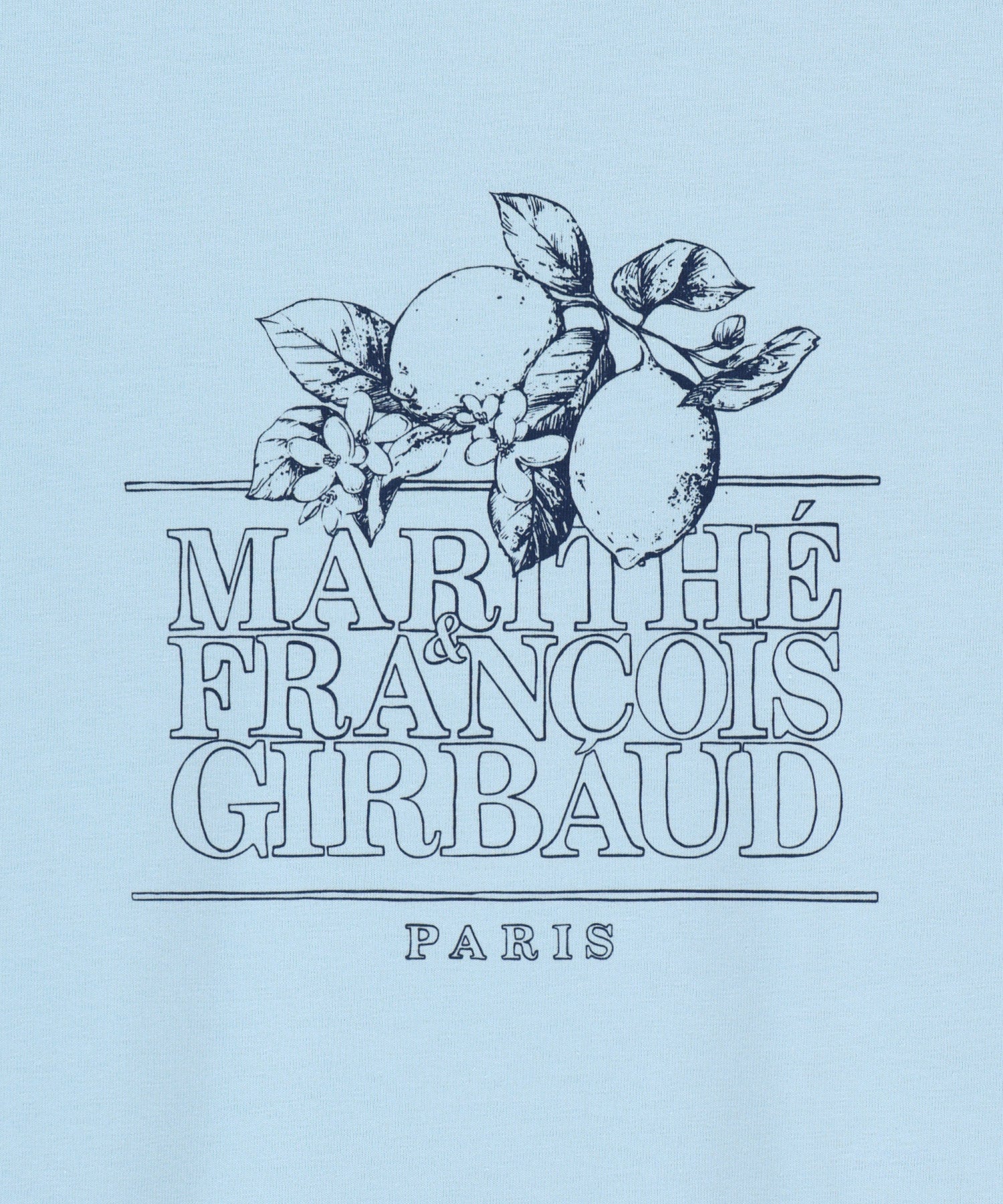 Marithe & Francois Girbaud - Aerocool Lemon Classic Logo Tee (Ice Blue) product image 9 | TRAB K-Fashion Australia