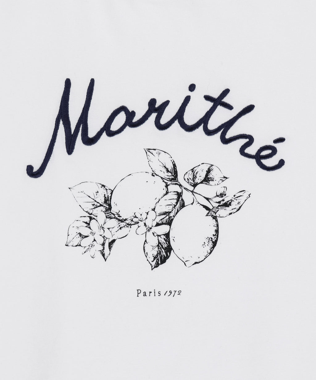 Marithe & Francois Girbaud - Lemon Graphic Slim Crop Tee (White) product image 9 | TRAB K-Fashion Australia