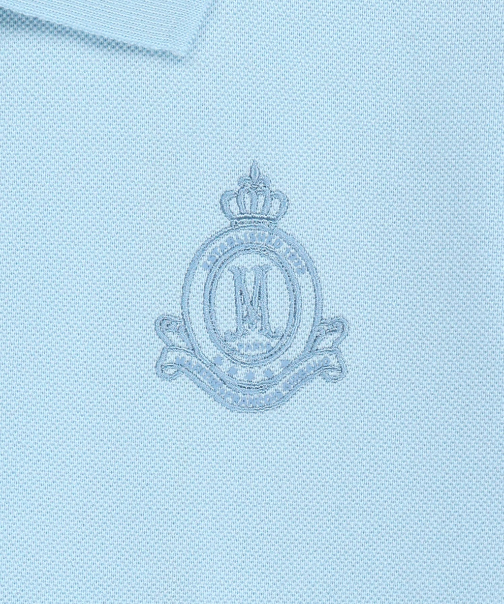 Marithe & Francois Girbaud - Emblem Pk Collar Tee (Sky Blue) product image 9 | TRAB K-Fashion Australia