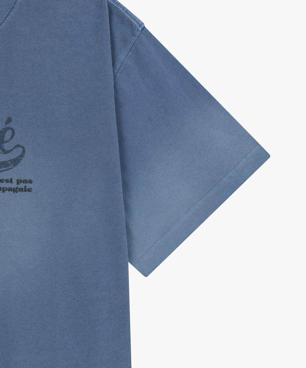 Marithe & Francois Girbaud - Gradation Dyeing Oversized Tee (Blue) product image 9 | TRAB K-Fashion Australia