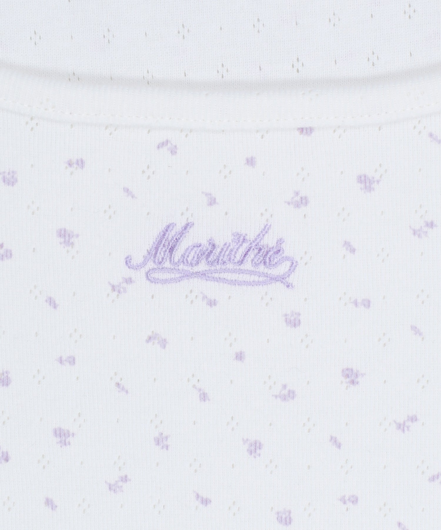 Marithe & Francois Girbaud - Flower Slim Crop Tee (Ivory) product image 9 | TRAB K-Fashion Australia