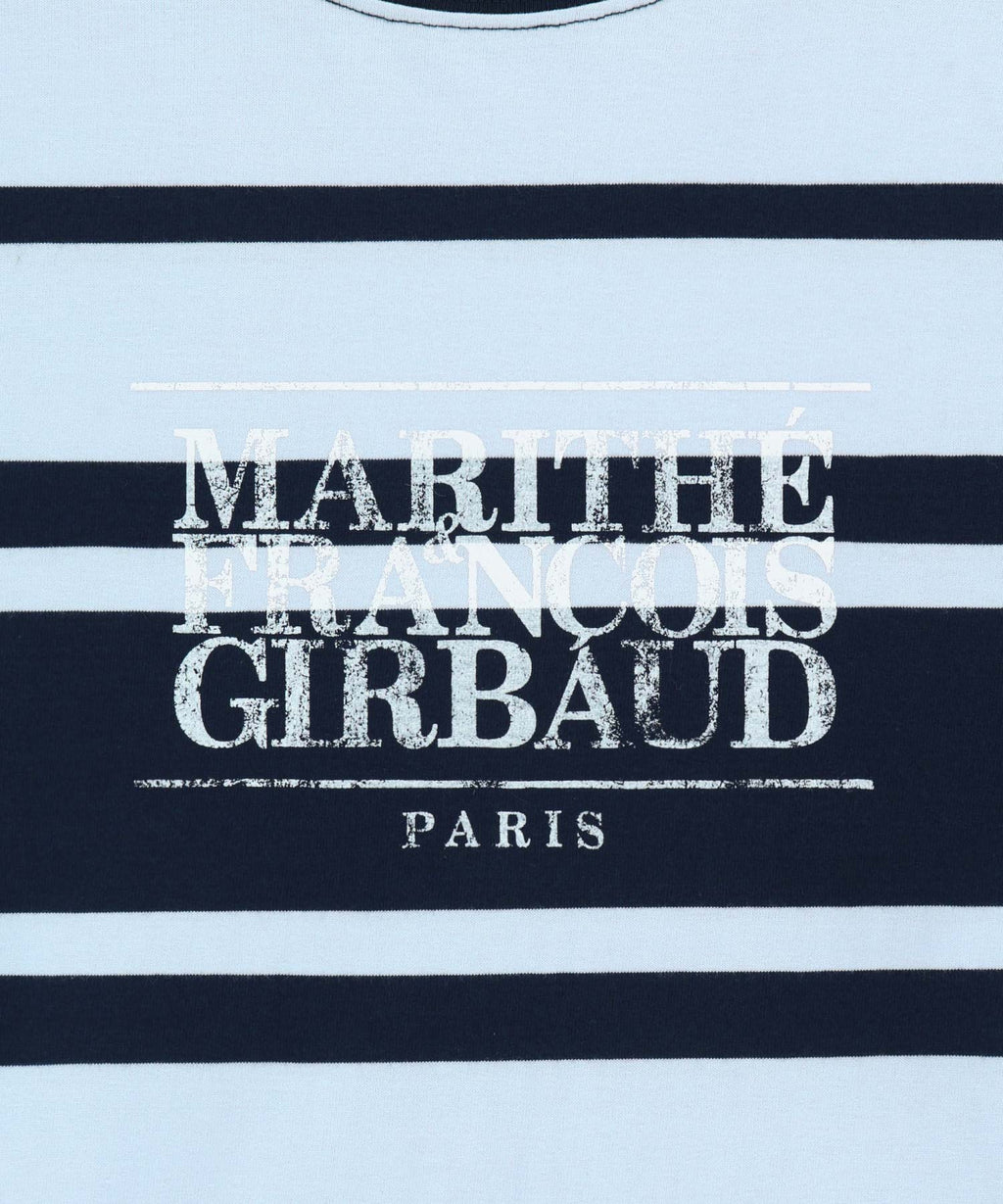 Marithe & Francois Girbaud - Crack Classic Logo Long Sleeve Tee (Stripe) product image 9 | TRAB K-Fashion Australia
