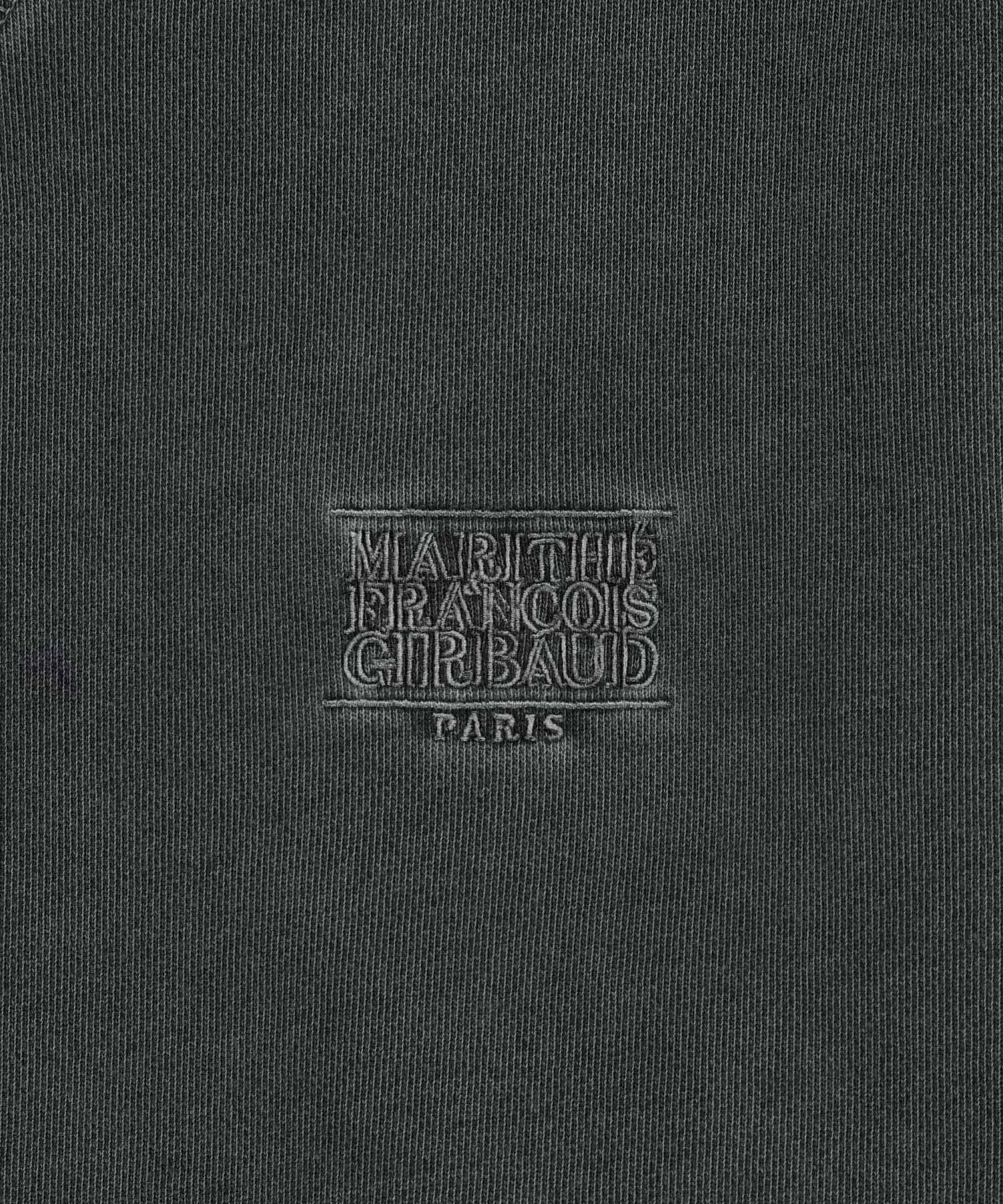 Marithe & Francois Girbaud - Outline Classic Logo Dyeing Oversized Sweatshirt (Charcoal) product image 9 | TRAB K-Fashion Australia