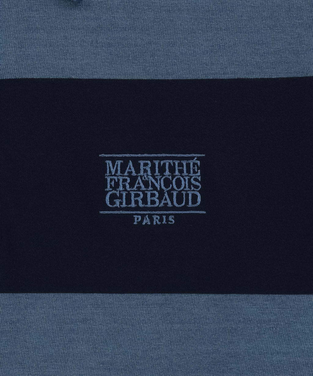 Marithe & Francois Girbaud - Washed Denim Collar Long Sleeve Tee (Blue) product image 9 | TRAB K-Fashion Australia