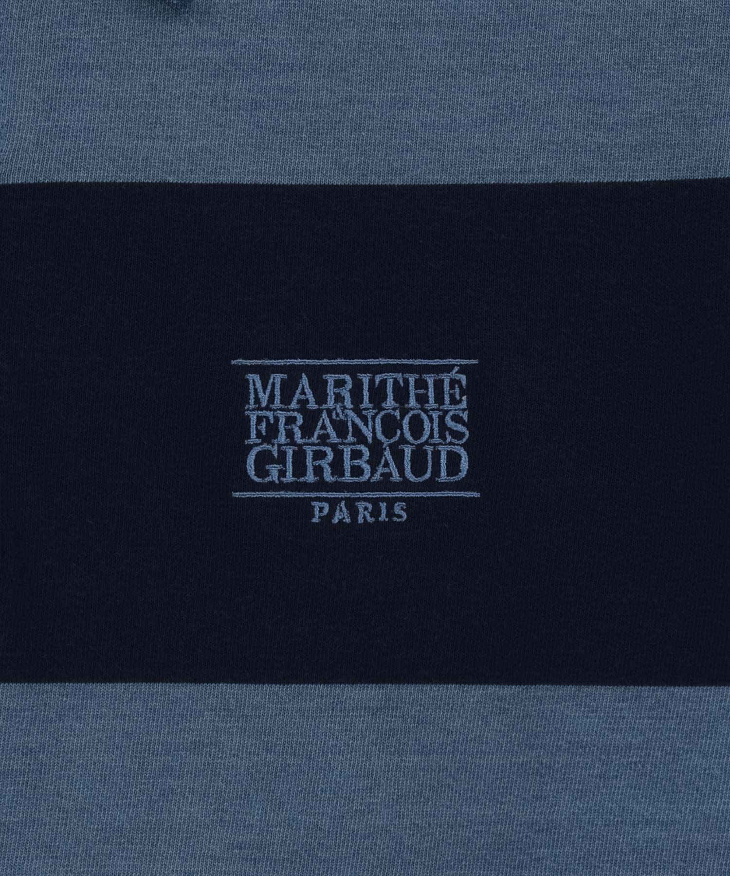 Marithe & Francois Girbaud - Washed Denim Collar Long Sleeve Tee (Blue) product image 9 | TRAB K-Fashion Australia