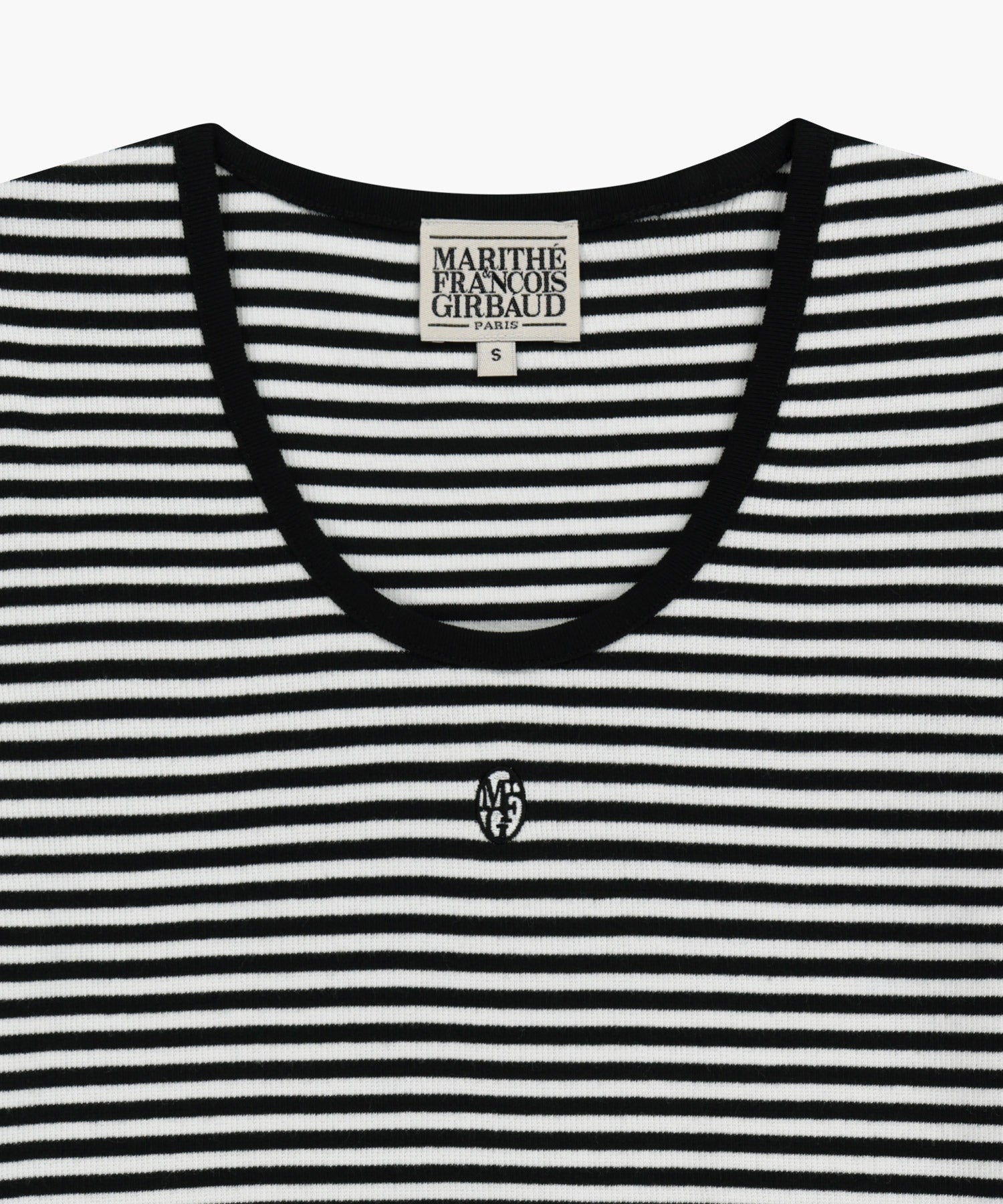 Marithe & Francois Girbaud - Deep Neck Ringer Tee (Black) product image 8 | TRAB K-Fashion Australia