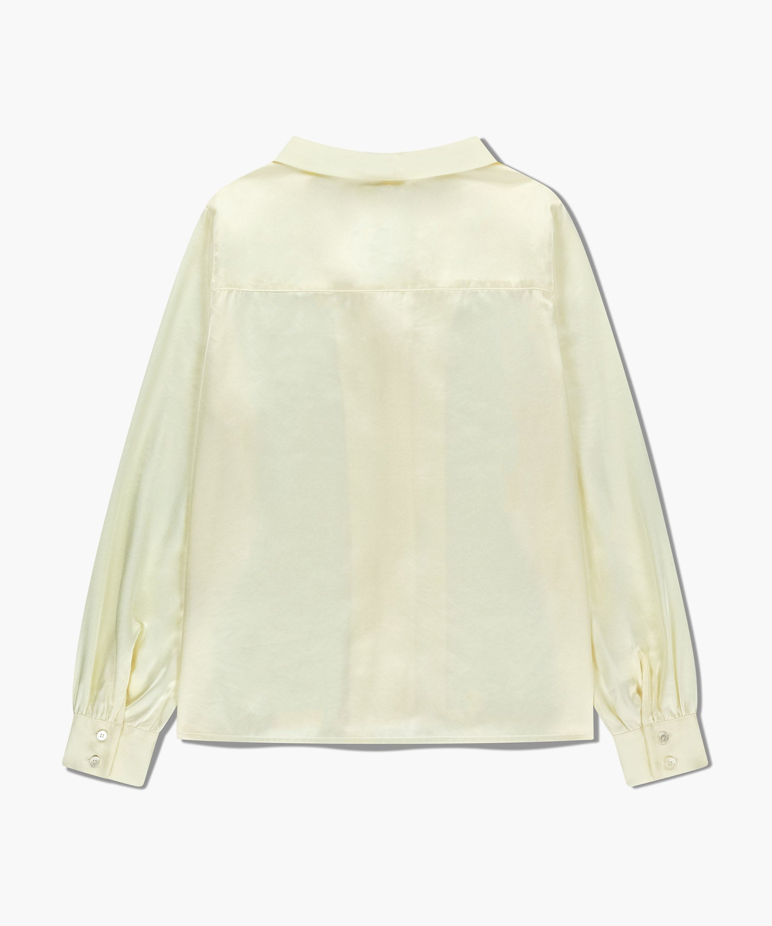 Marithe & Francois Girbaud - V-neck Tie Blouse (Ivory) product image 9 | TRAB K-Fashion Australia