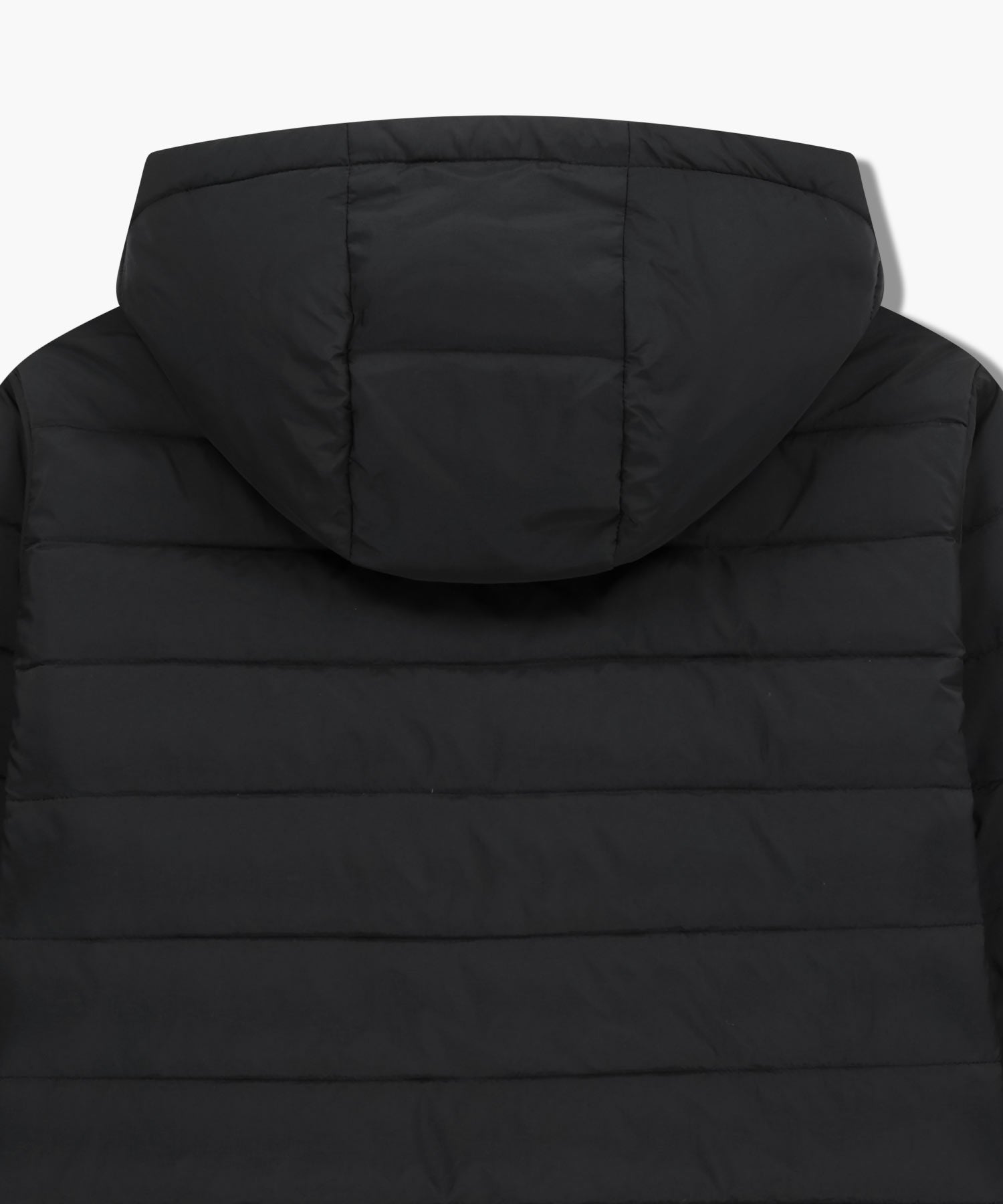 Marithe & Francois Girbaud - Classic Logo Hooded Light Down Jacket (Black) product image 9 | TRAB K-Fashion Australia