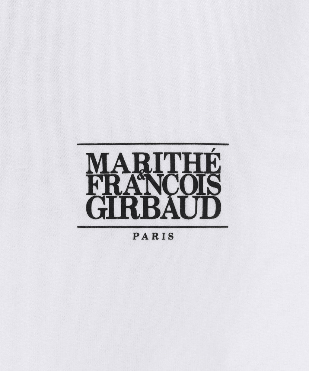 Marithe & Francois Girbaud - Back Classic Logo Long Sleeve Tee (White) product image 9 | TRAB K-Fashion Australia