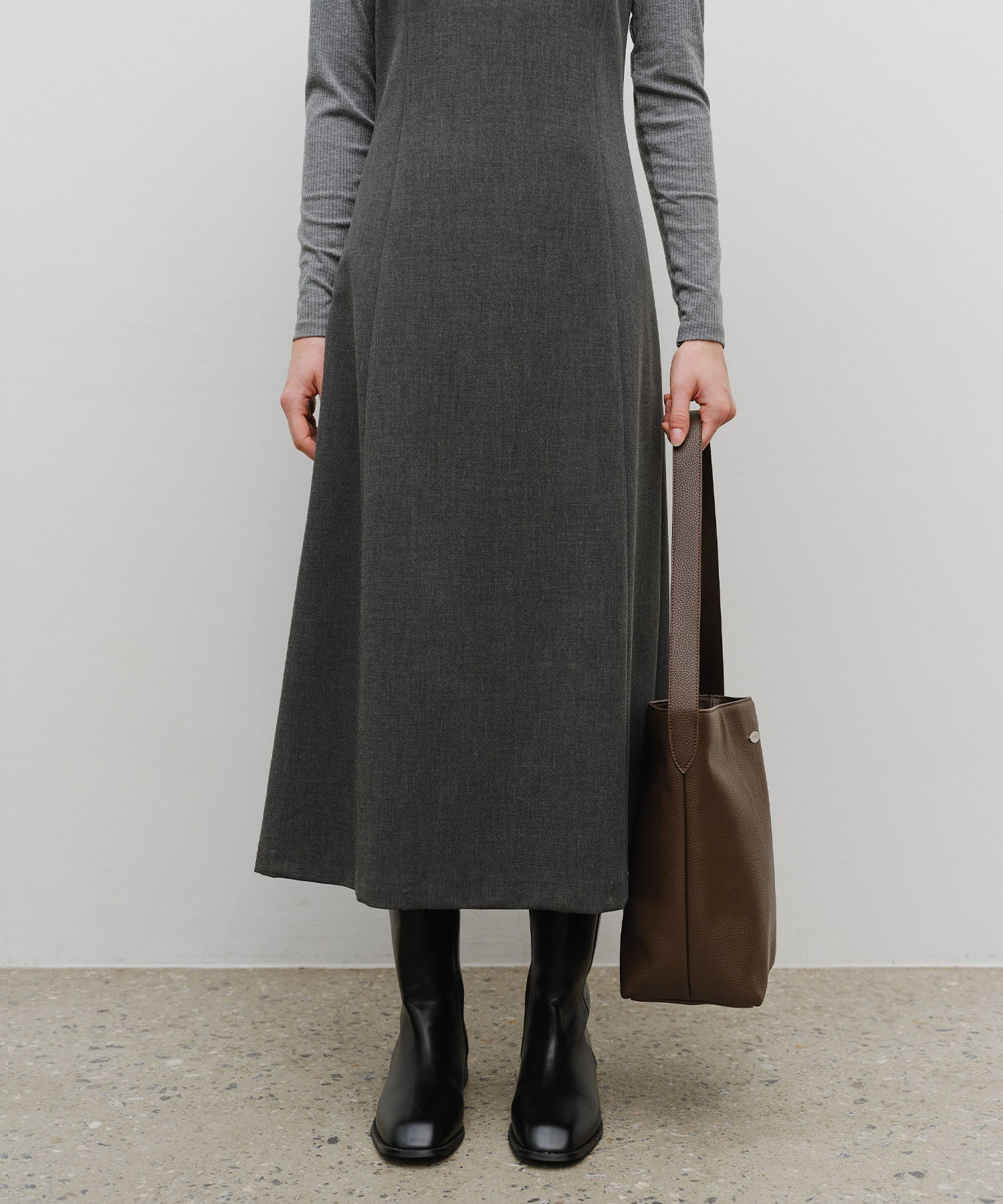 Marithe & Francois Girbaud - Regular Logo Bucket Bag (Brown) product image 9 | TRAB K-Fashion Australia