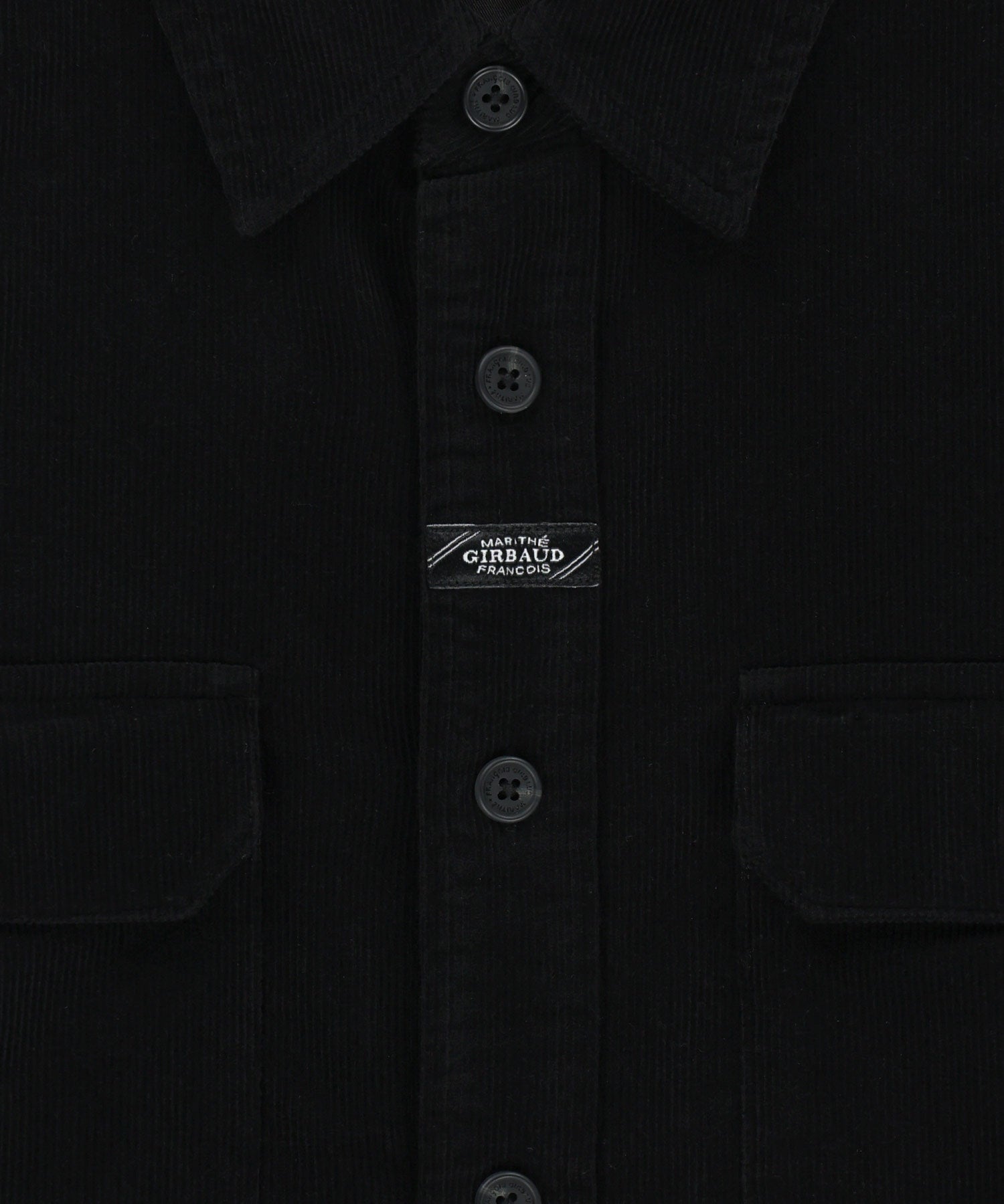 Marithe & Francois Girbaud - Classic Corduroy Shirt (Black) product image 9 | TRAB K-Fashion Australia
