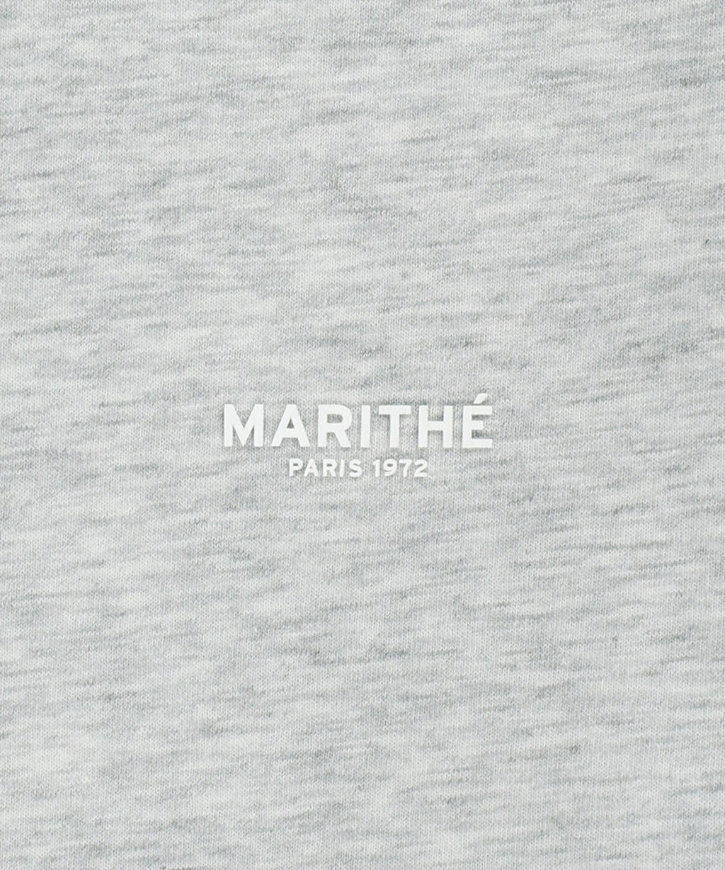 Marithe & Francois Girbaud - Regular Logo Long Sleeve Tee (Light Heather Gray) product image 9 | TRAB K-Fashion Australia