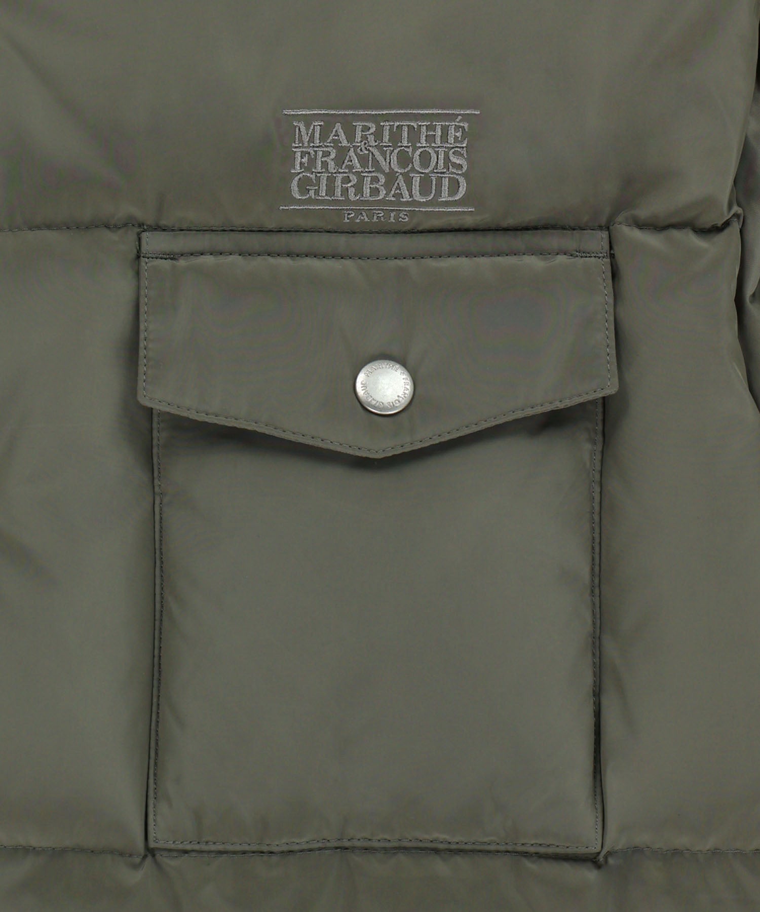 Marithe & Francois Girbaud - Hooded Chest Pocket Down Jacket (Gray) product image 9 | TRAB K-Fashion Australia