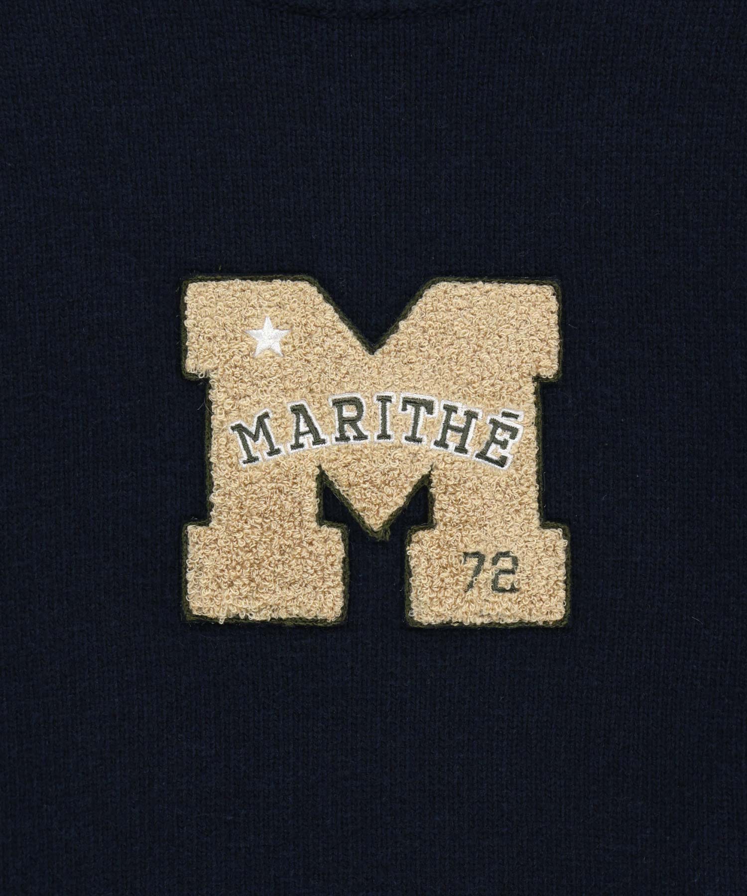 Marithe & Francois Girbaud - Applique Knit Pullover (Navy) product image 9 | TRAB K-Fashion Australia