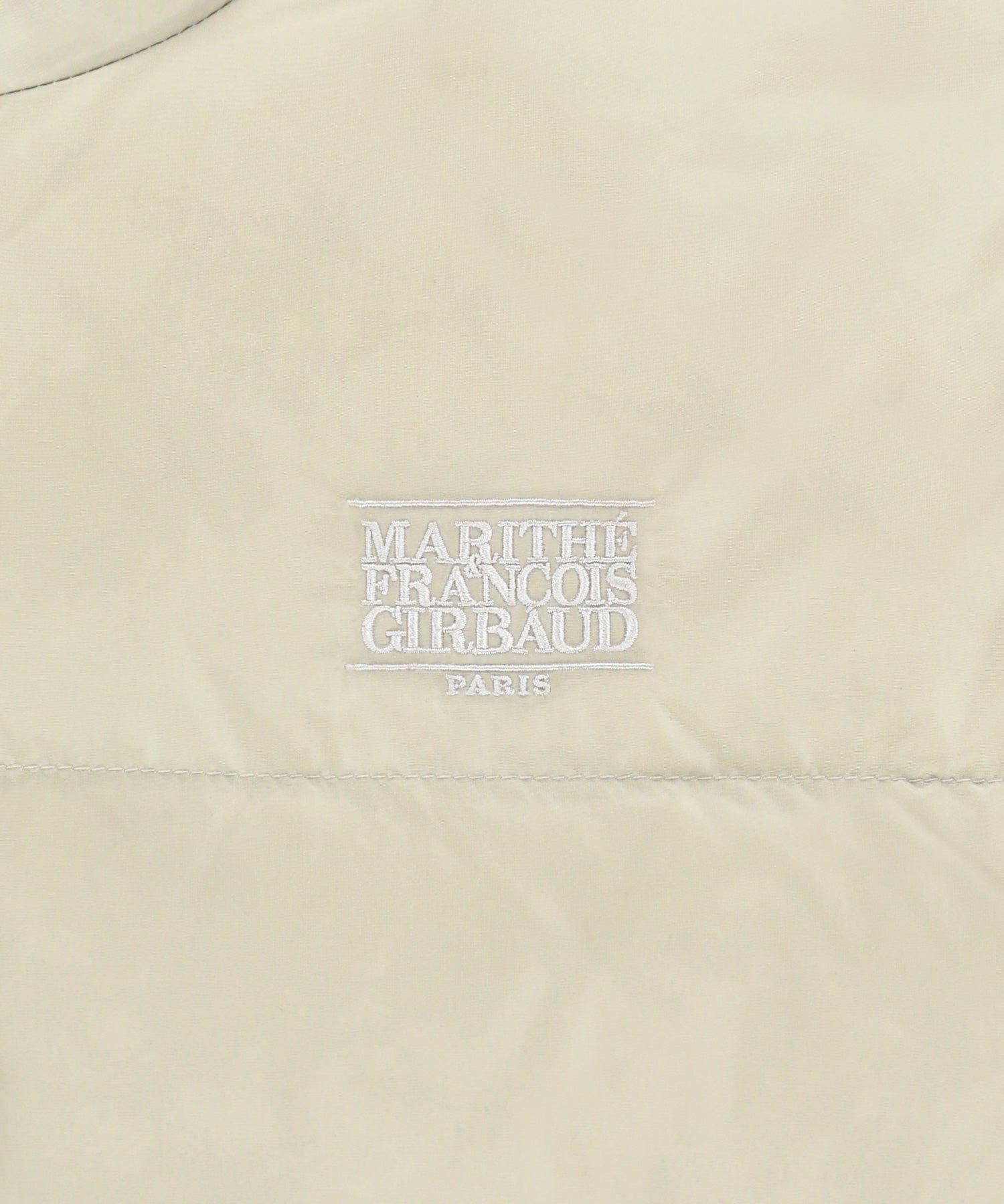 Marithe & Francois Girbaud - Classic Logo Down Jacket (Light Beige) product image 9 | TRAB K-Fashion Australia