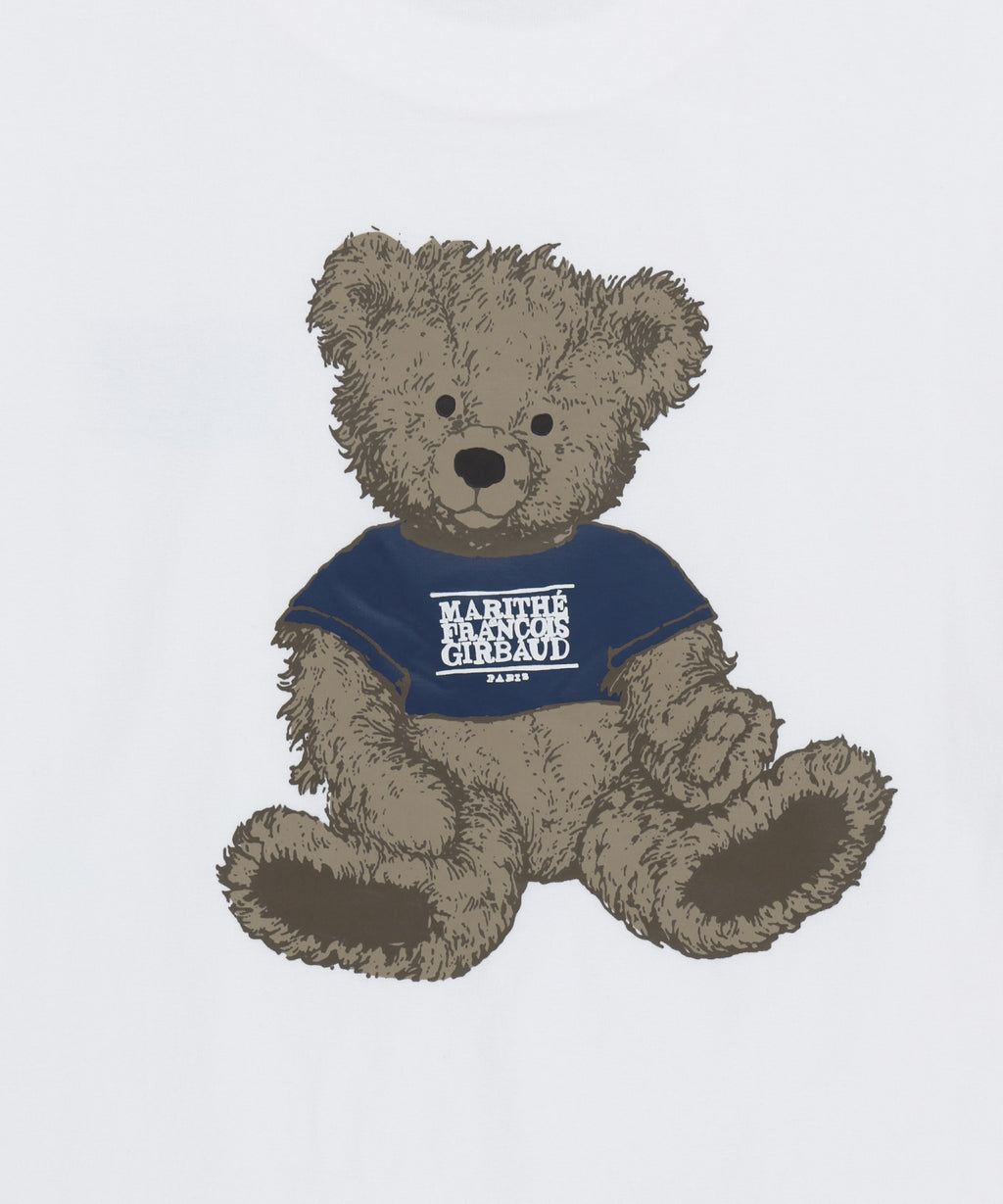 Marithe & Francois Girbaud - Doodle Bear Tee (White/Beige) product image 9 | TRAB K-Fashion Australia