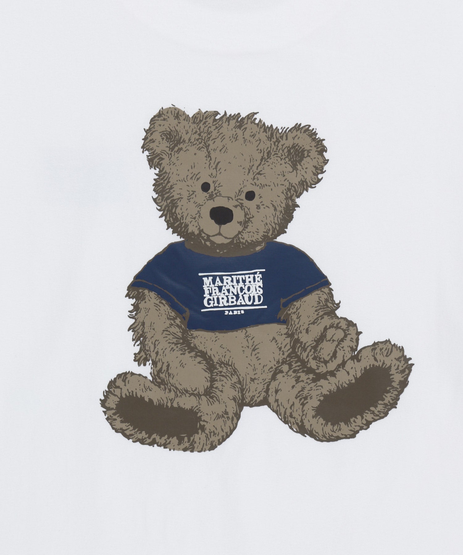 Marithe & Francois Girbaud - Doodle Bear Tee (White/Beige) product image 9 | TRAB K-Fashion Australia