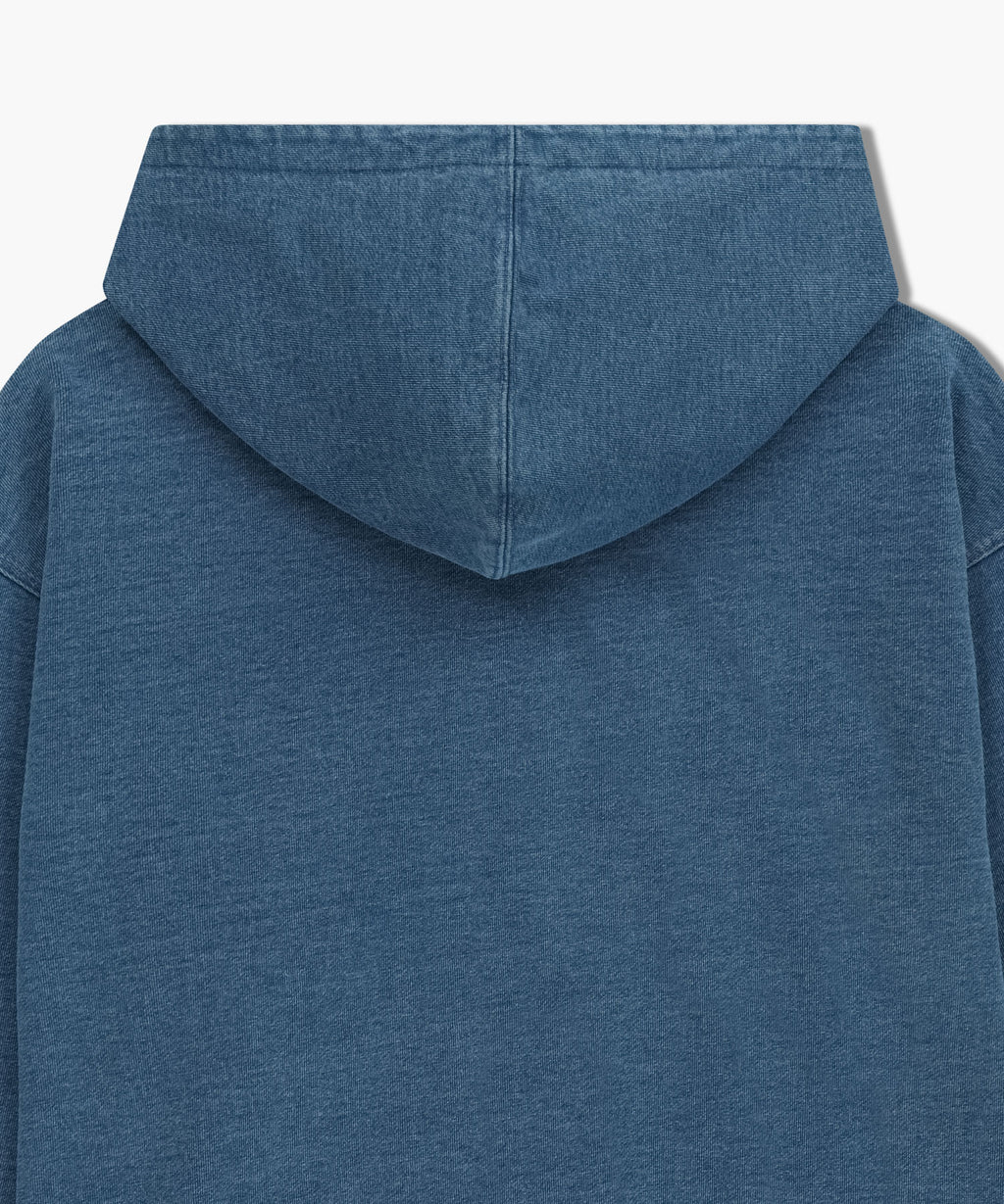 Marithe & Francois Girbaud - Crest Logo Garment Dyed Oversized Hoodie (Blue) product image 9 | TRAB K-Fashion Australia
