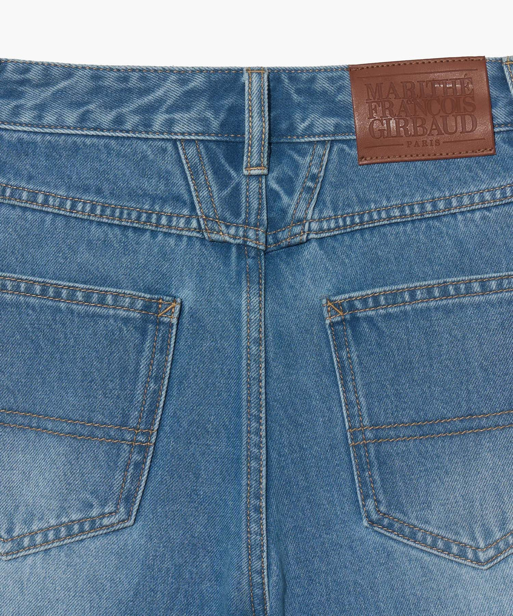 Marithe & Francois Girbaud - Long Bermuda Denim Pants (Light Blue) product image 9 | TRAB K-Fashion Australia