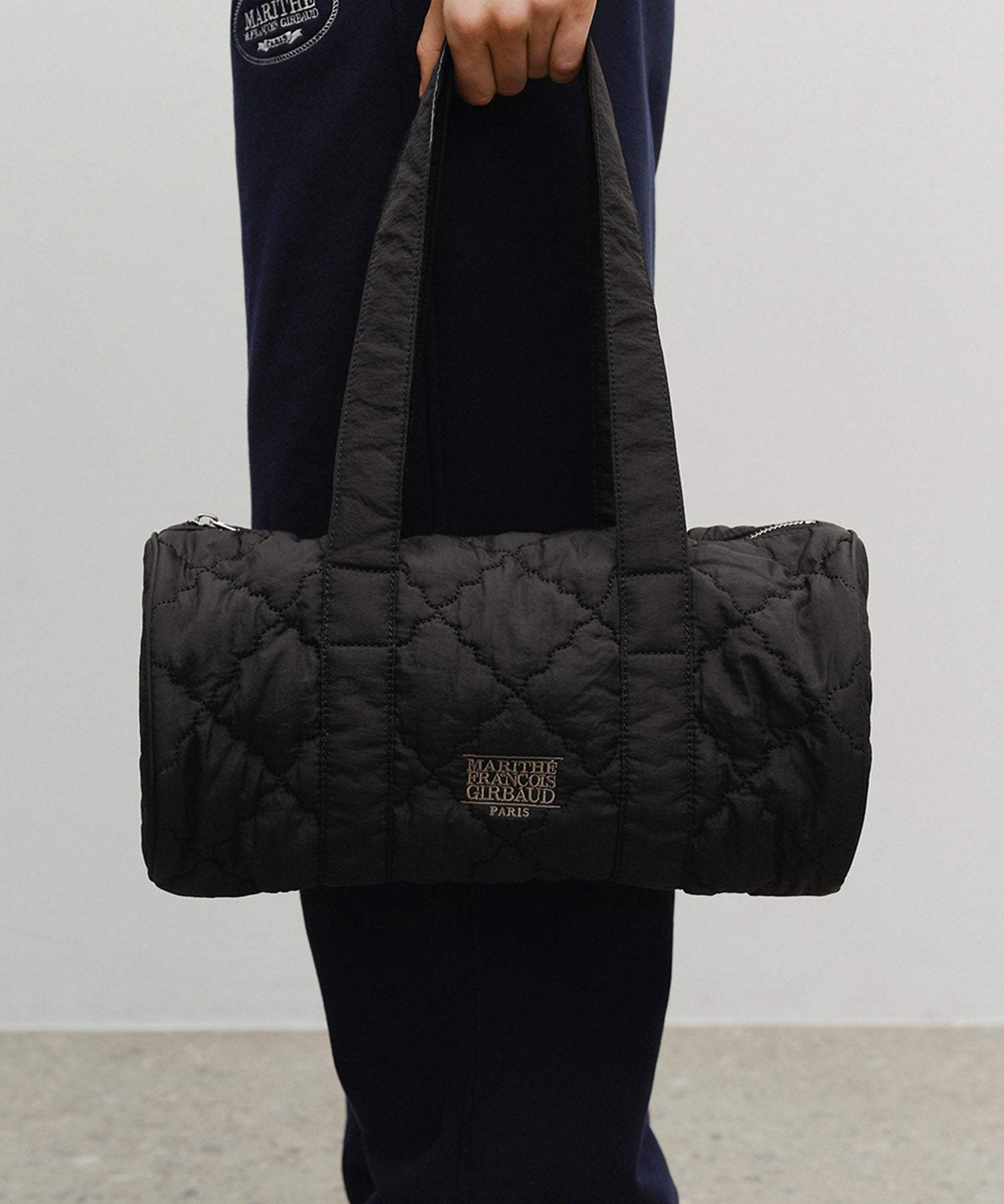 Marithe & Francois Girbaud - Classic Logo Padding Duffle Bag (Black) product image 9 | TRAB K-Fashion Australia
