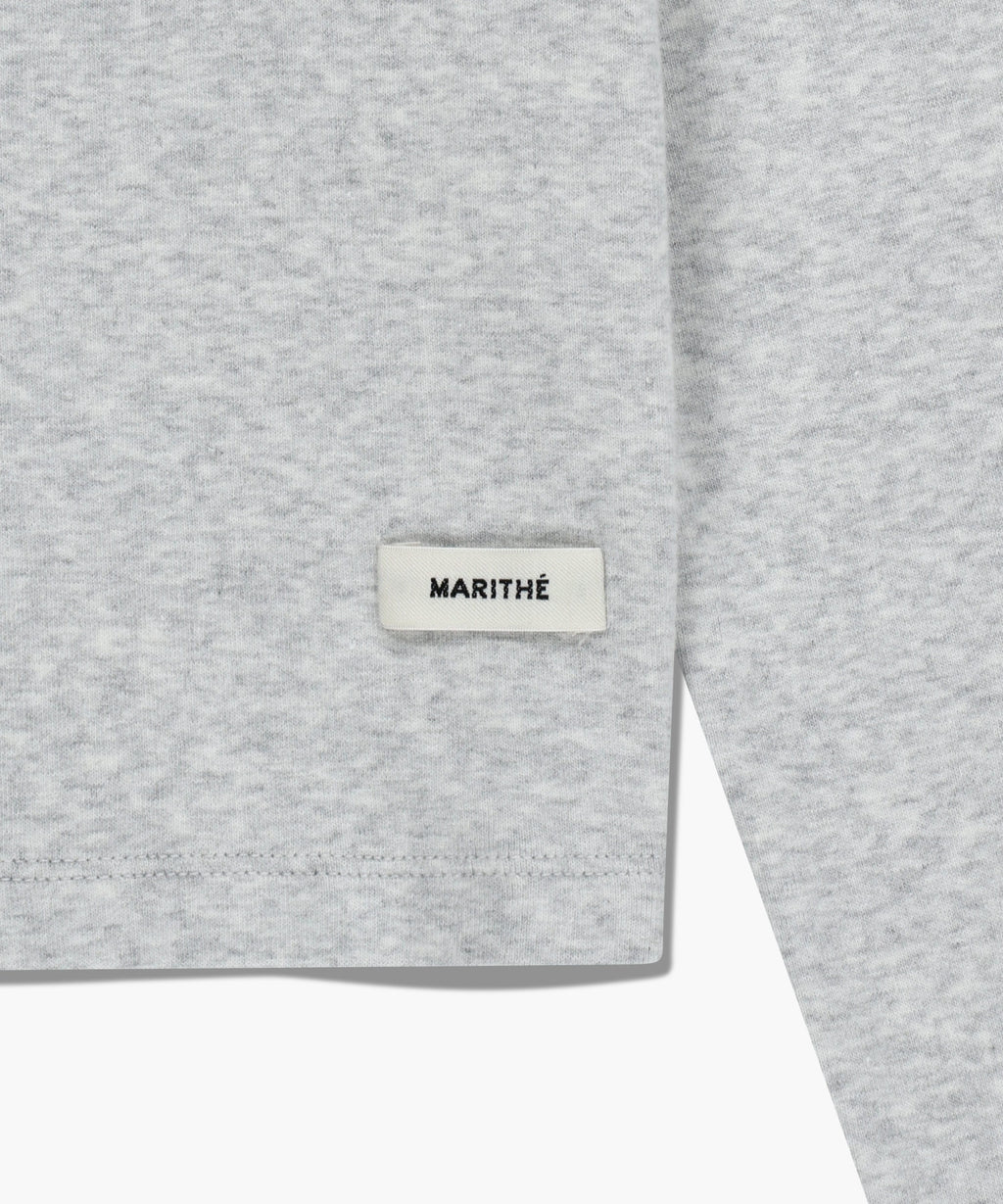 Marithe & Francois Girbaud - Basic Cotton Cardigan (Light Heather Gray) product image 9 | TRAB K-Fashion Australia