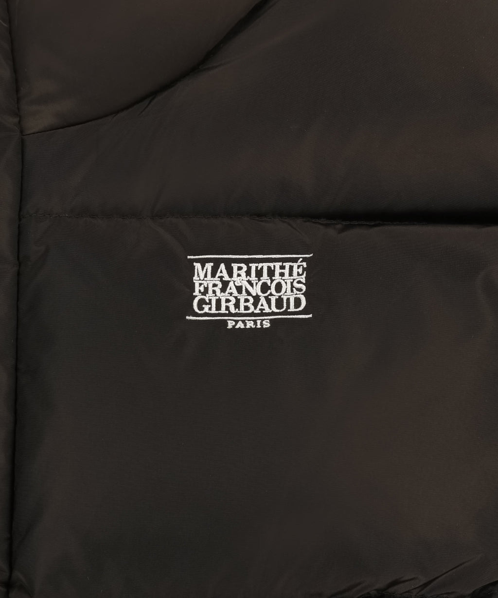 Marithe & Francois Girbaud - Classic Logo Crop Down Vest (Dark Brown) product image 9 | TRAB K-Fashion Australia