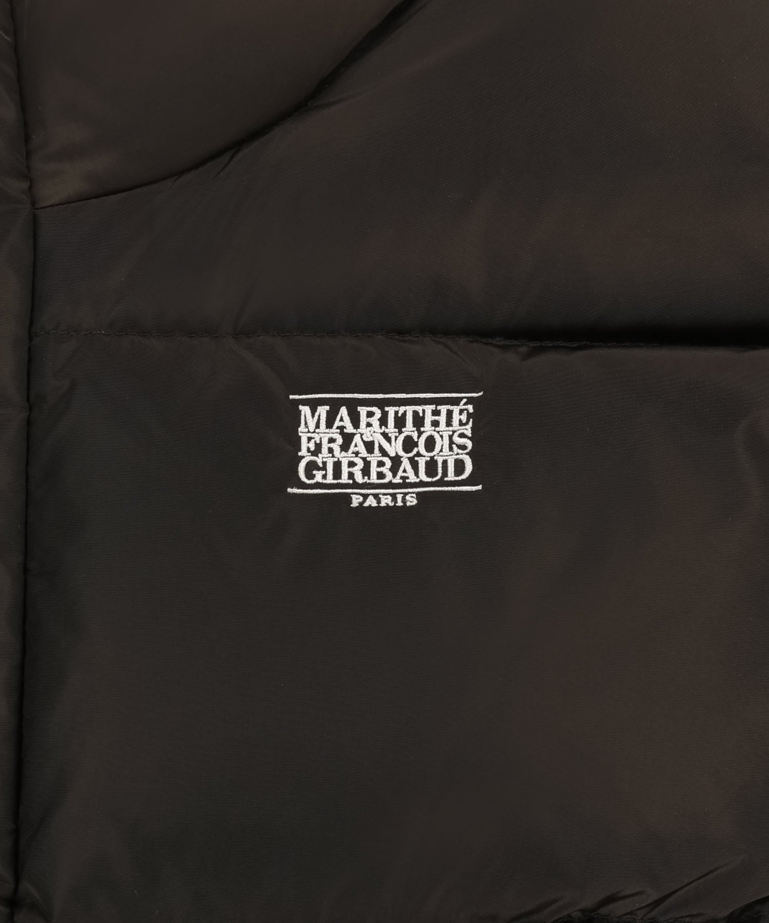 Marithe & Francois Girbaud - Classic Logo Crop Down Vest (Dark Brown) product image 9 | TRAB K-Fashion Australia