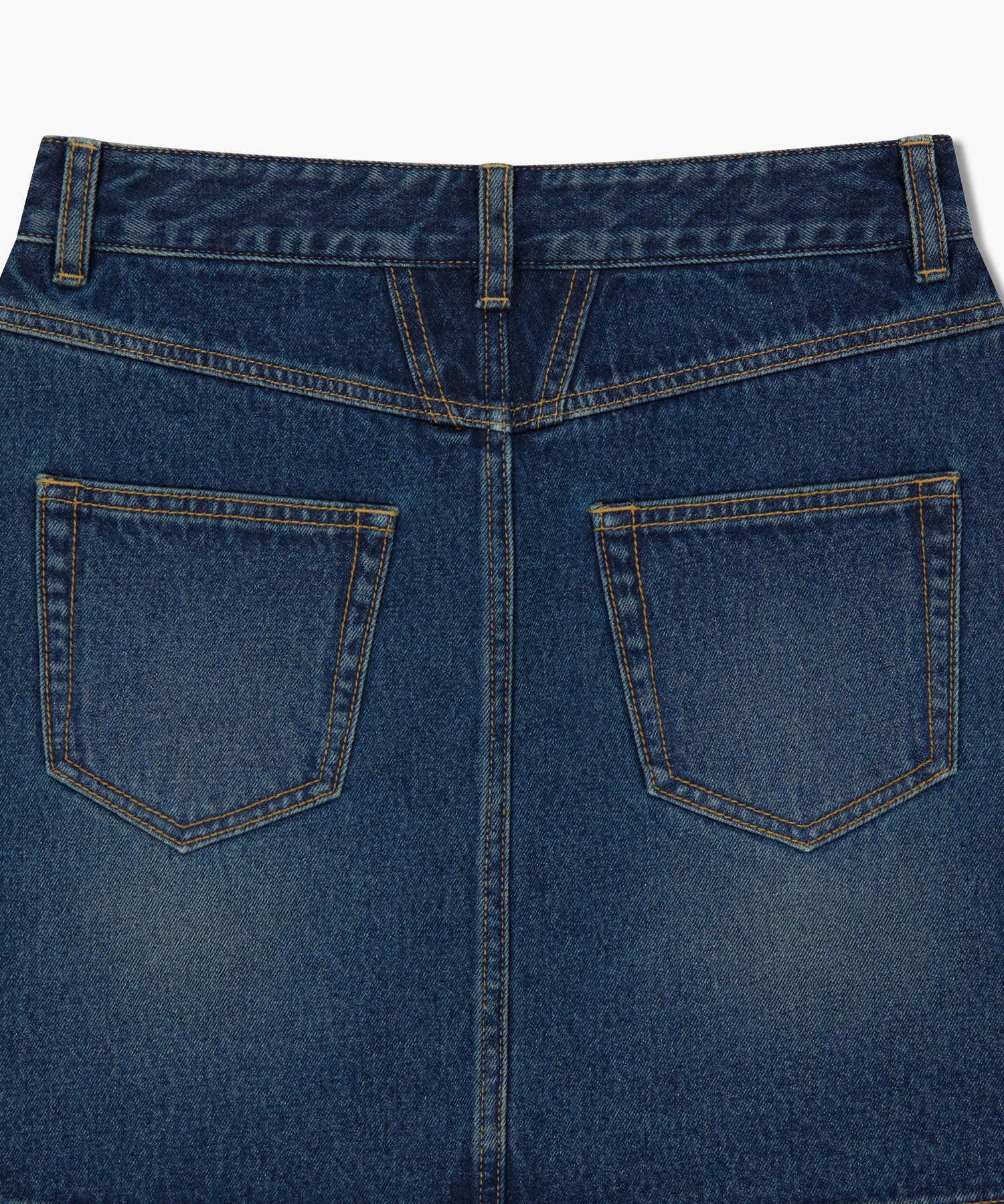 Marithe & Francois Girbaud - Denim Mini Skirt (Dark Blue) product image 9 | TRAB K-Fashion Australia