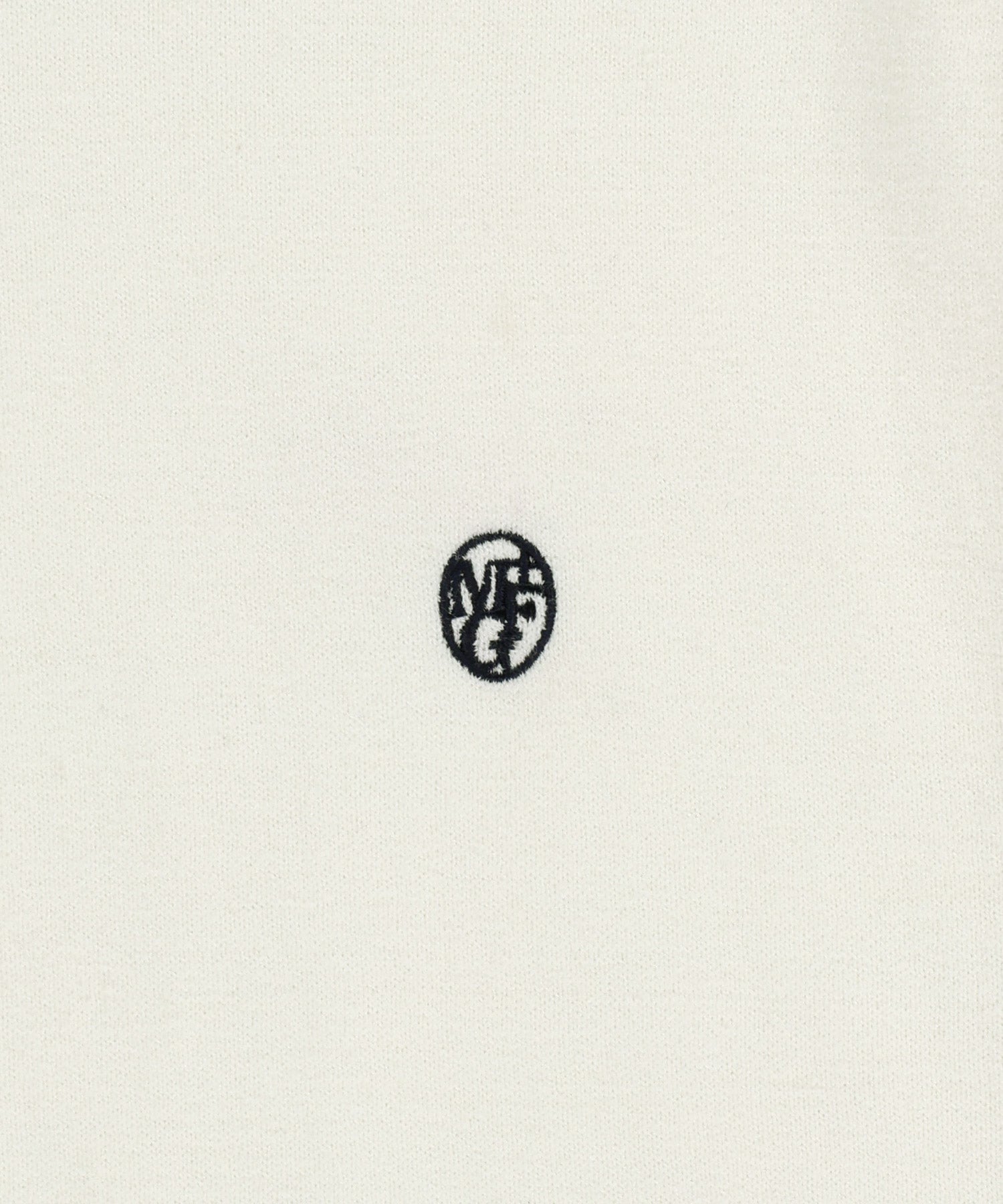Marithe & Francois Girbaud - Circle Logo Half Knit Pullover (Ivory) product image 9 | TRAB K-Fashion Australia