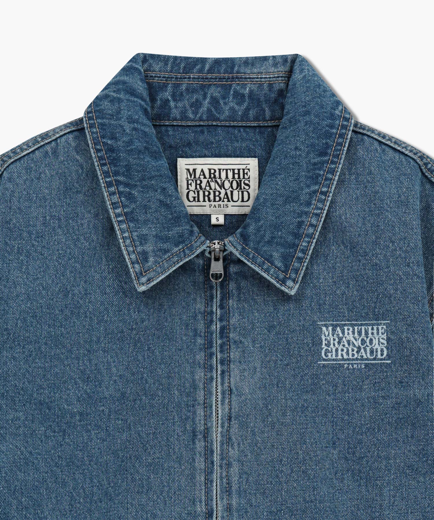 Marithe & Francois Girbaud - Denim Blouson Jacket (Blue) product image 9 | TRAB K-Fashion Australia