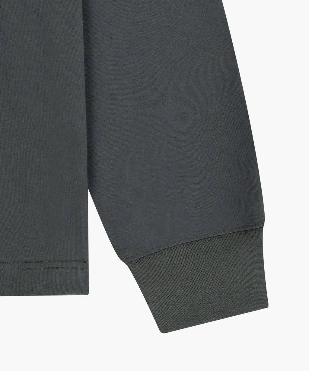 Marithe & Francois Girbaud - Crack Classic Logo Long Sleeve Tee (Charcoal) product image 9 | TRAB K-Fashion Australia