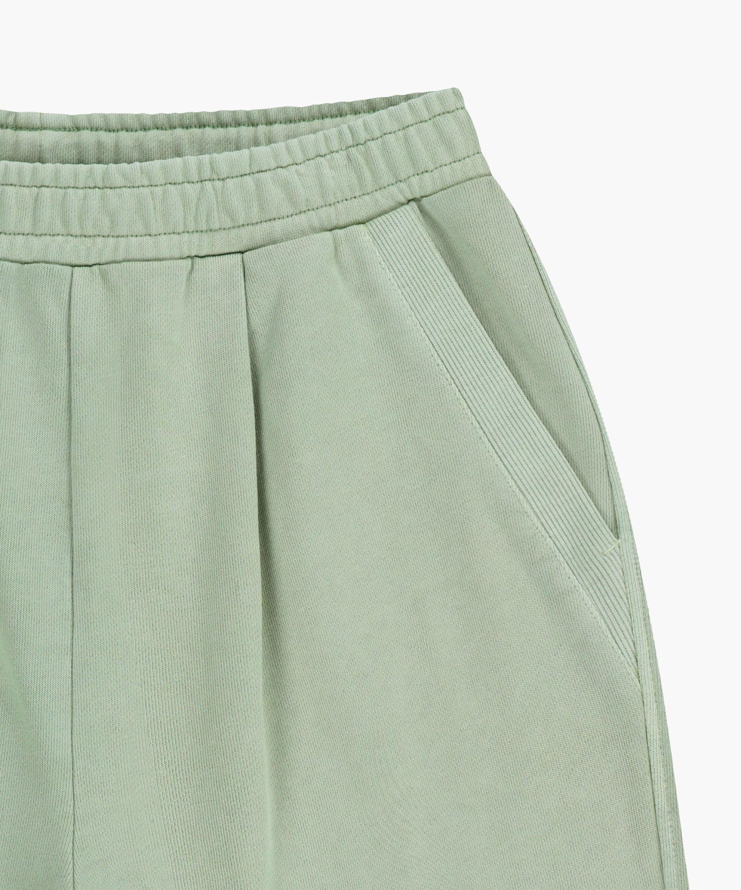 Marithe & Francois Girbaud - Outline Classic Logo Dyeing Bermuda Sweat Shorts (Mint) product image 9 | TRAB K-Fashion Australia