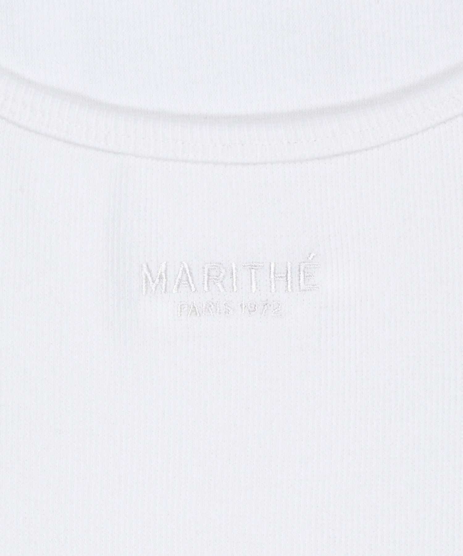 Marithe & Francois Girbaud - Regular Logo Sleeveless (White) product image 9 | TRAB K-Fashion Australia