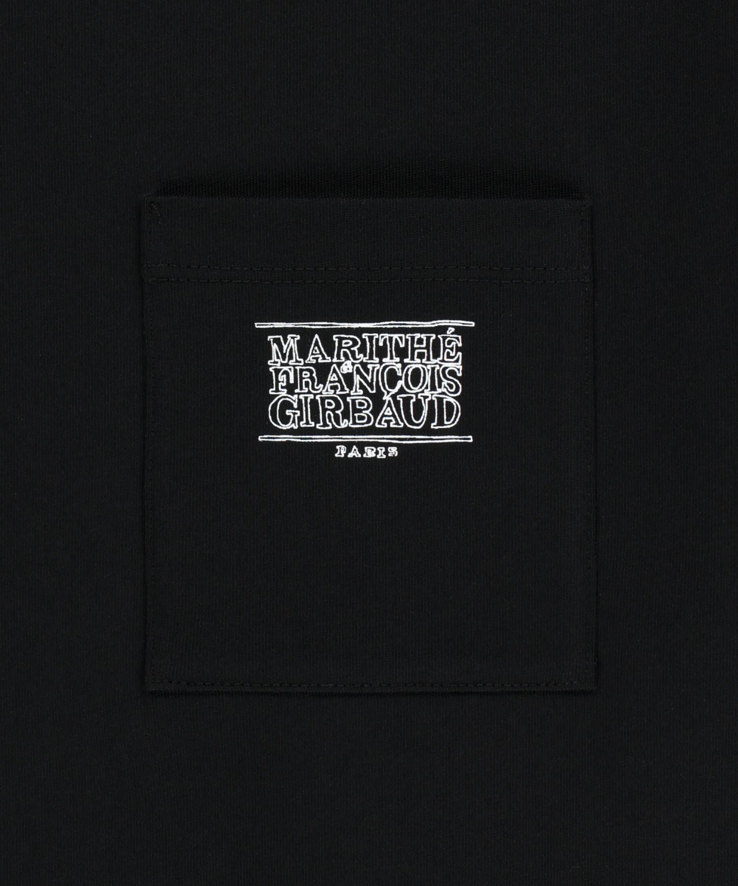 Marithe & Francois Girbaud - Doodle Classic Logo Pocket Tee (Black) product image 9 | TRAB K-Fashion Australia