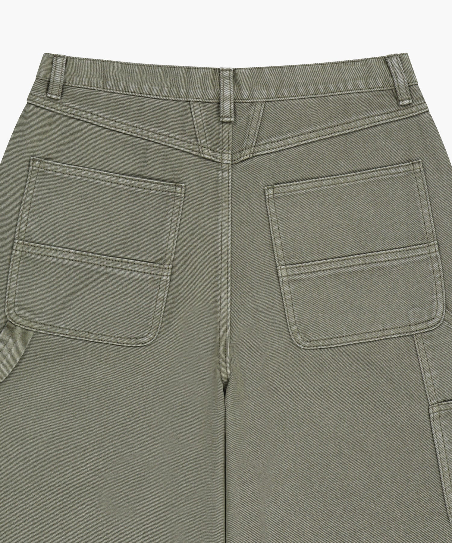Marithe & Francois Girbaud - Bermuda Carpenter Denim Shorts (Gray Khaki) product image 9 | TRAB K-Fashion Australia