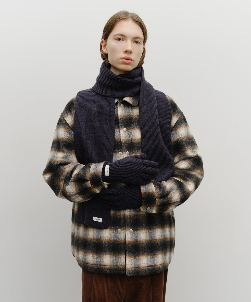Marithe & Francois Girbaud - Regular Logo Muffler&glove (Dark Navy) product image 9 | TRAB K-Fashion Australia