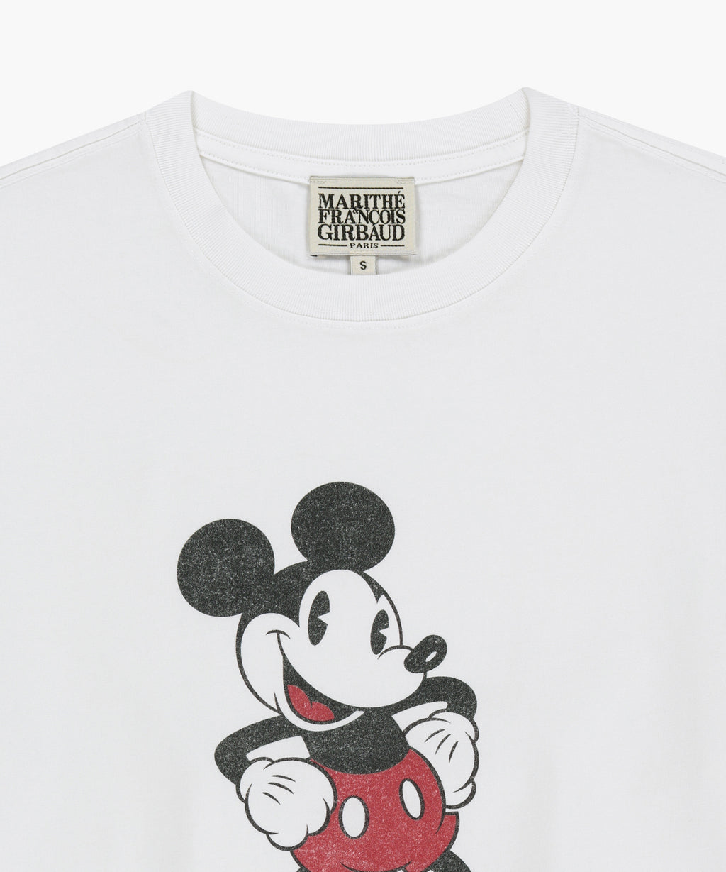 Marithe & Francois Girbaud - Mickey_vintage Washed Tee (White) product image 9 | TRAB K-Fashion Australia