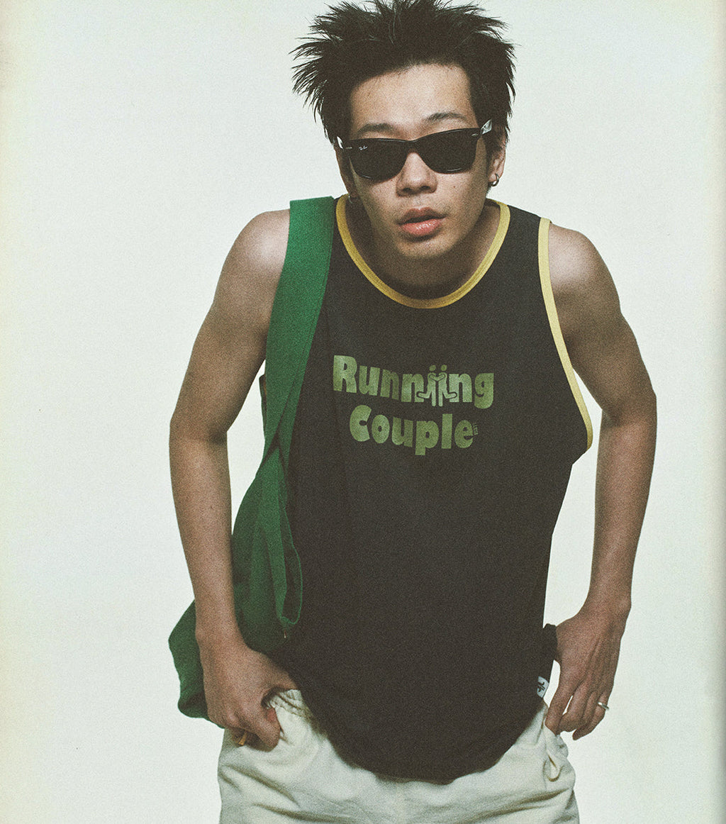 Llege - Running Couple Basket Ball Top (Navy) product image 7 | TRAB K-Fashion Australia