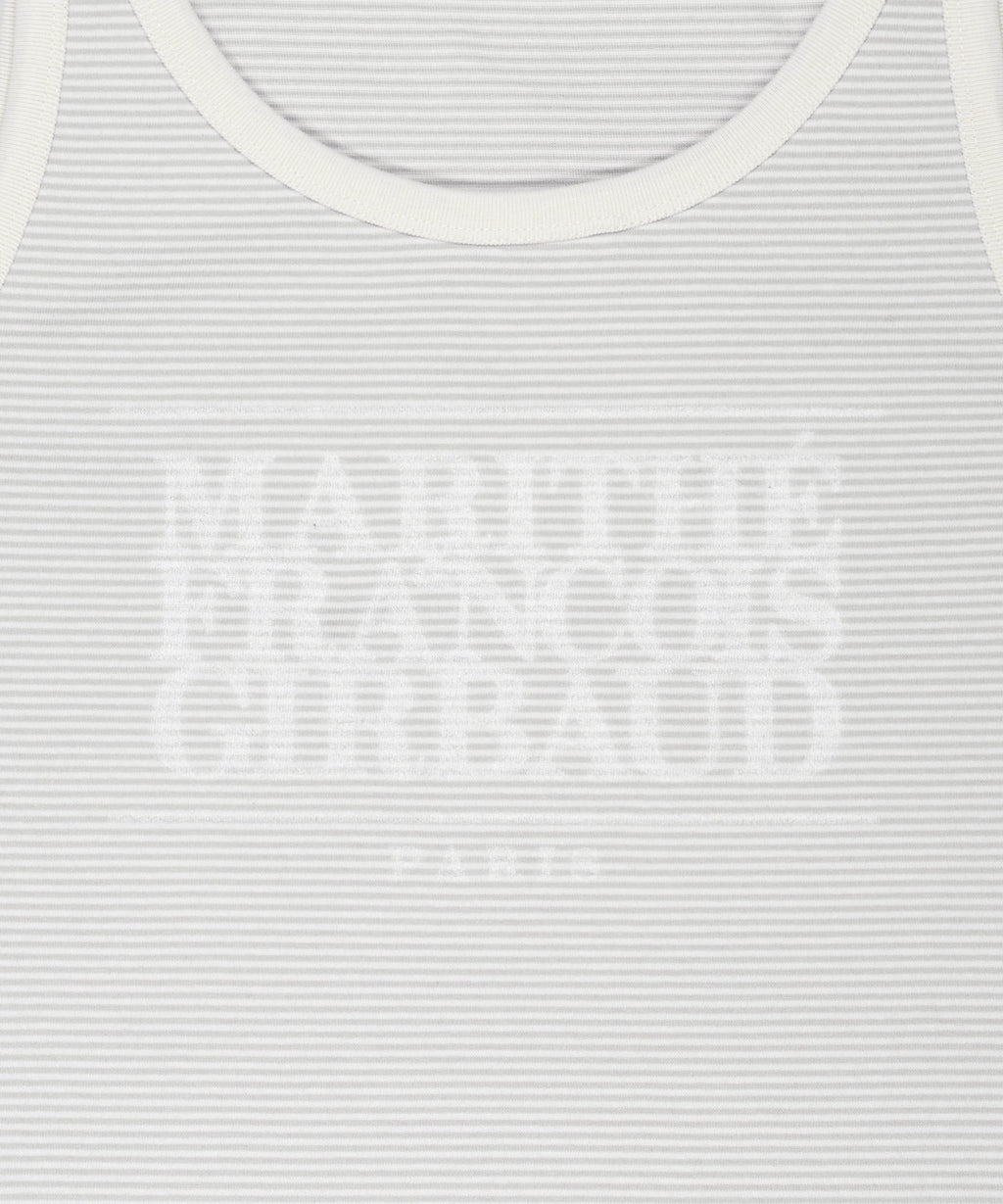 Marithe & Francois Girbaud - Shadow Classic Logo Sleeveless (Ivory) product image 9 | TRAB K-Fashion Australia
